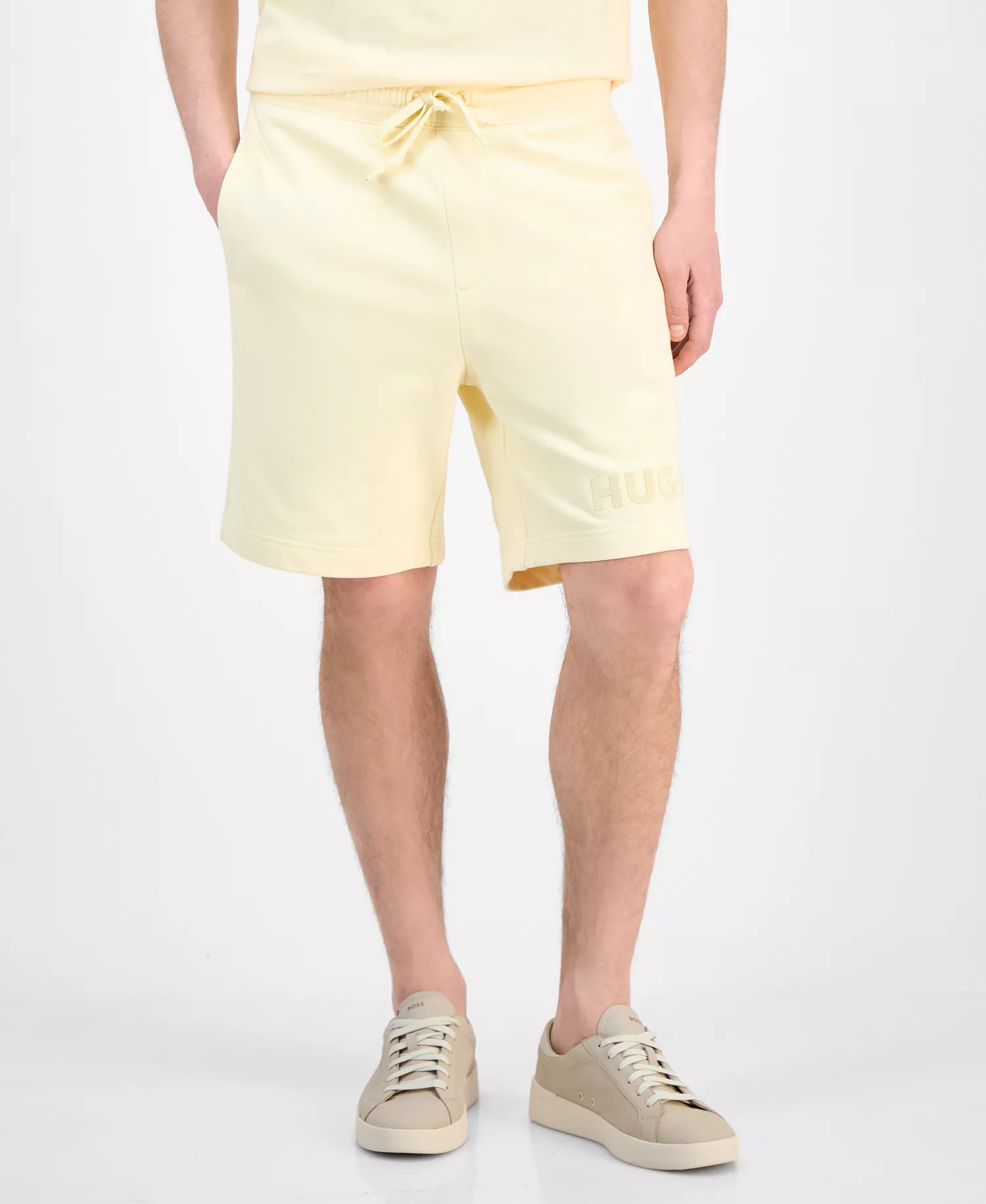 Men's Dinkoe Cotton Shorts - Yellow - 2XL