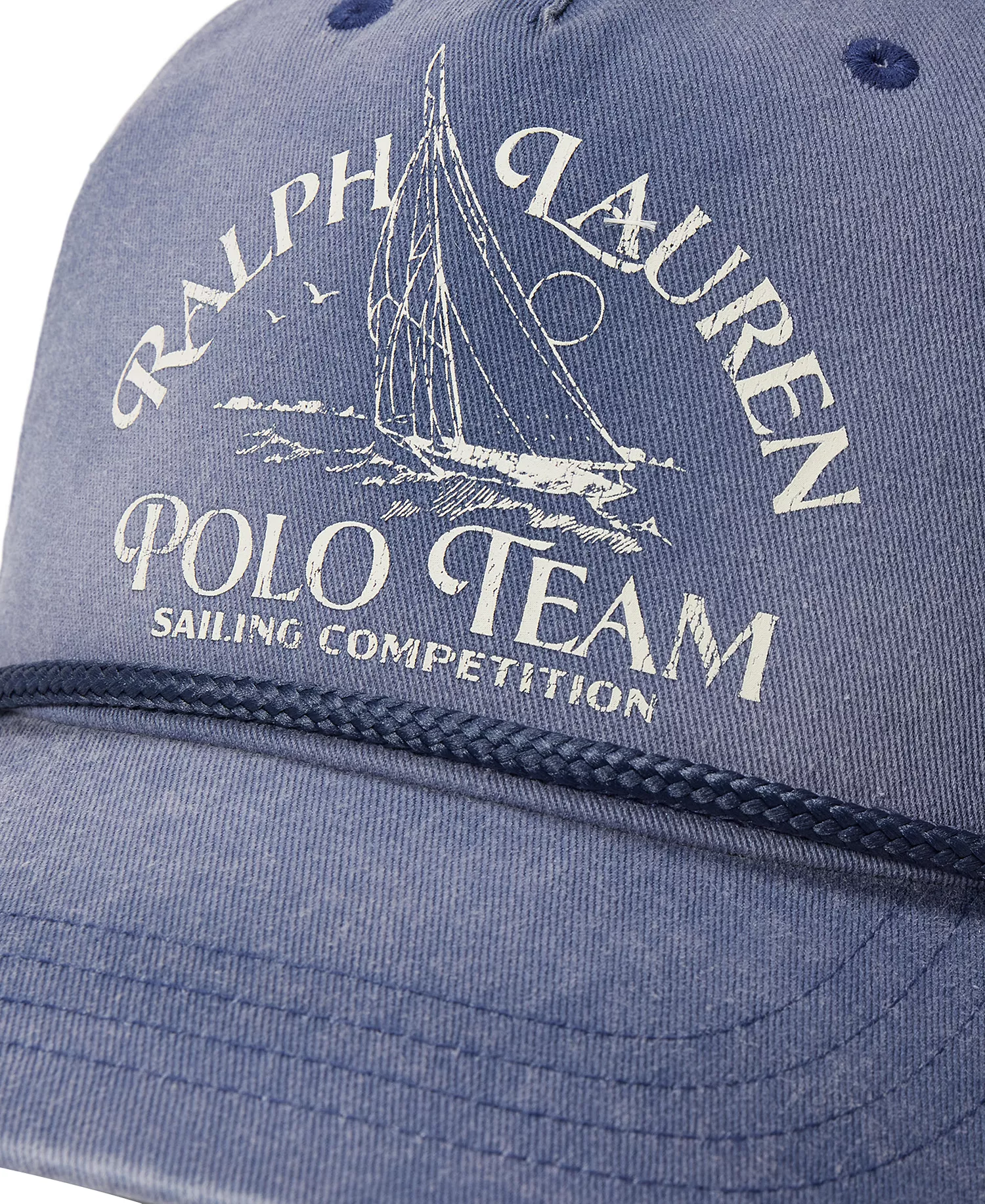 Men's Sailing Graphic Trucker Cap - Light Navy - ONE SIZE