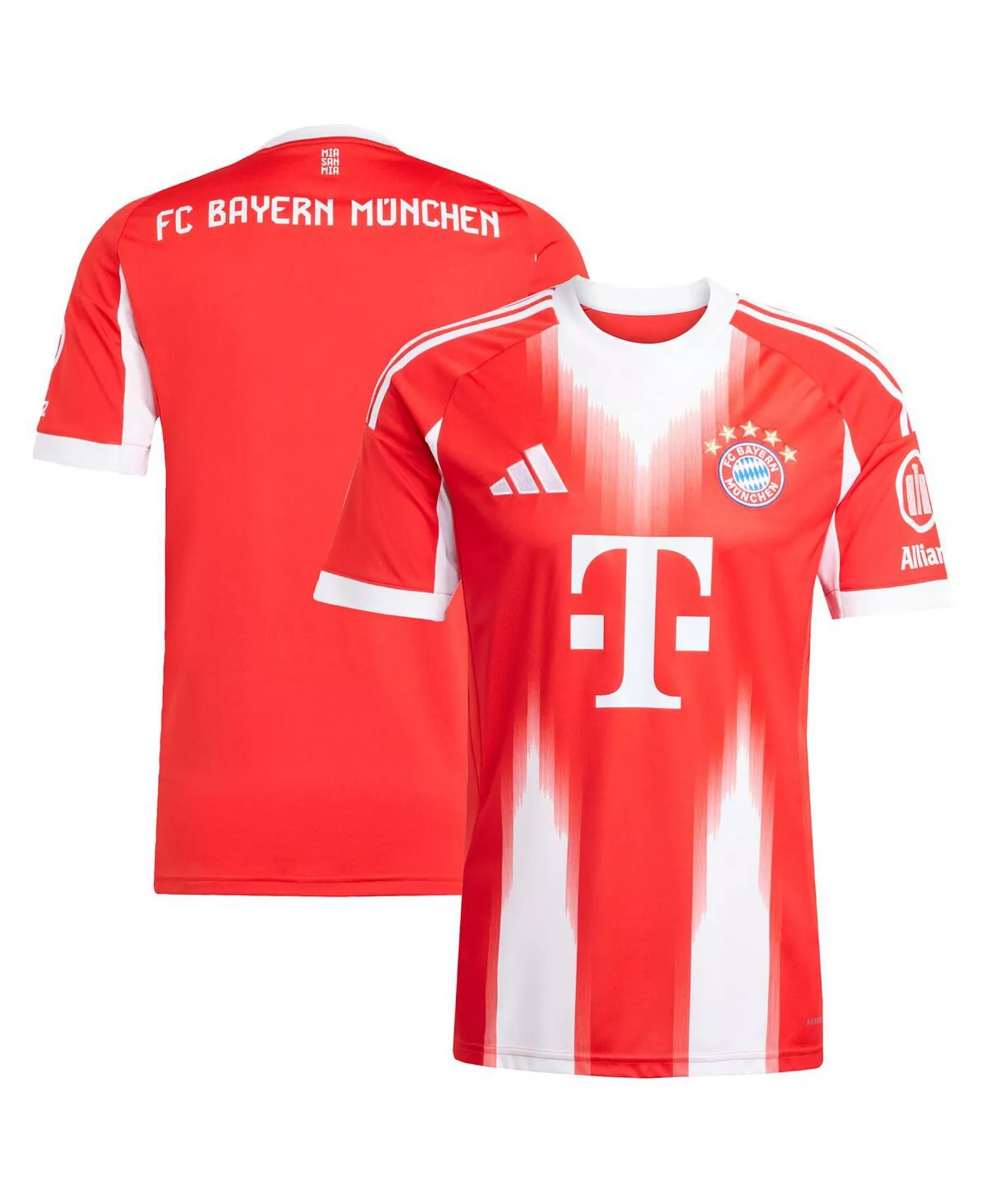 Men's Red Bayern Munich 2025/26 Home Replica Jersey - Red - 2XL