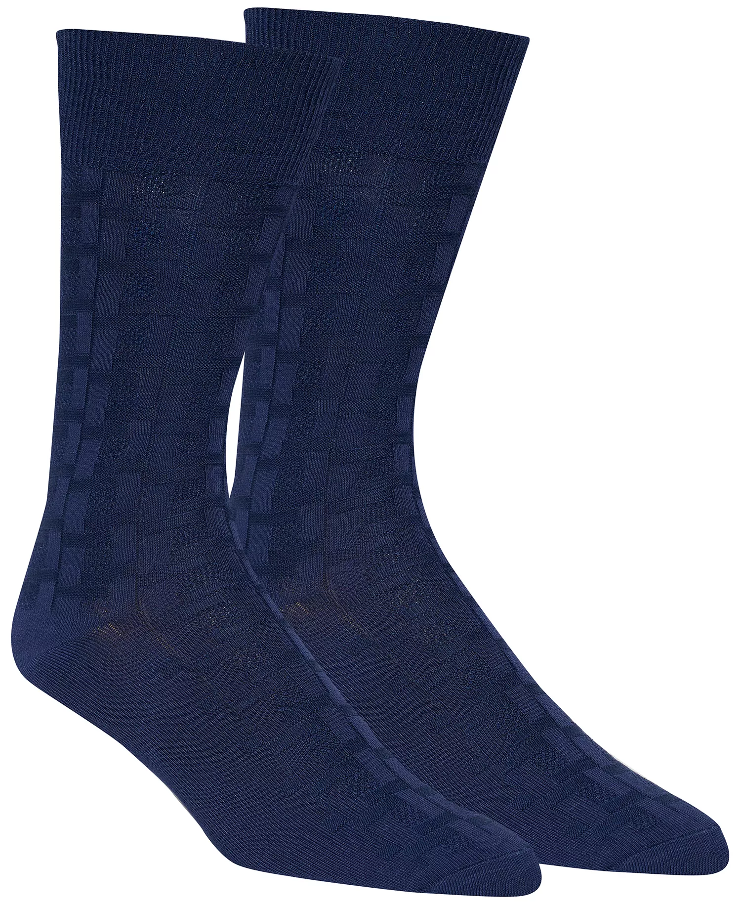 Men's Crew Socks - Dark Blue - ONE SIZE