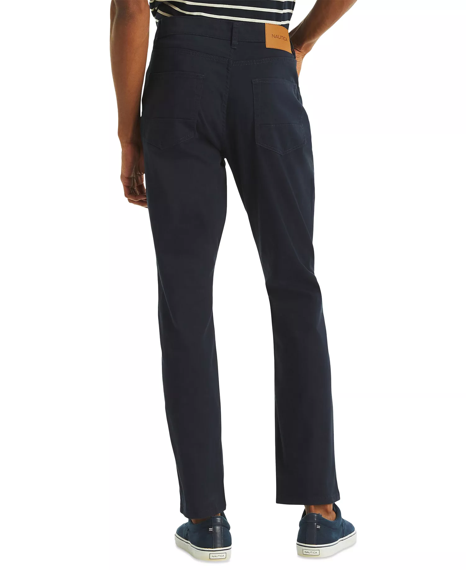 Men's Straight-Fit Stretch 5 Pocket Pants - Dark Blue - 30x30