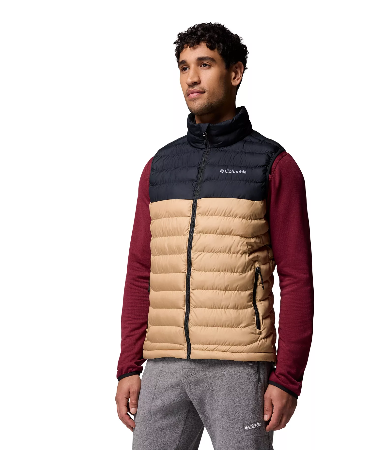 Men's Powder Lite II Puffer Vest - Black - L