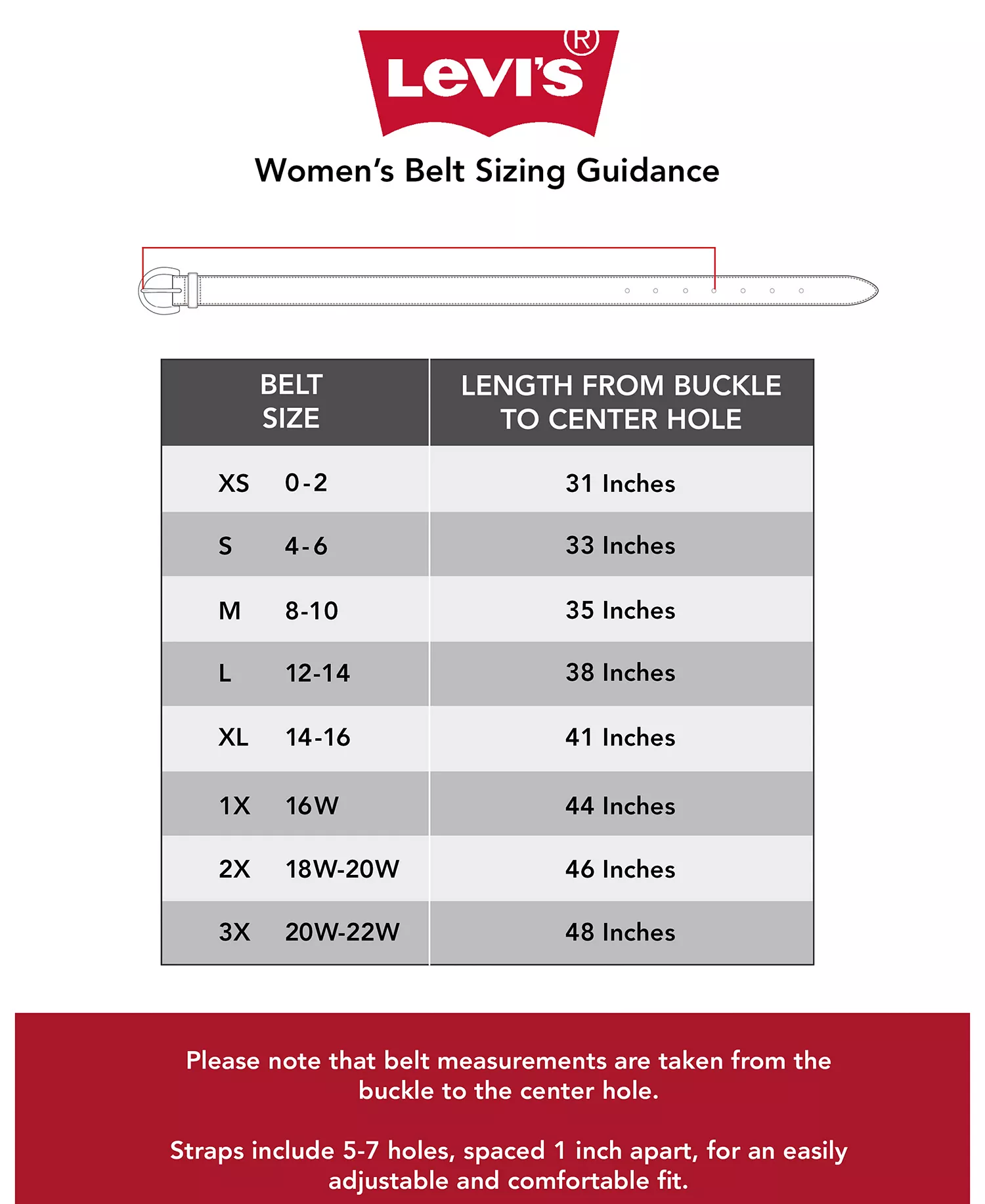 Casual Western Leather Belt - Black - L