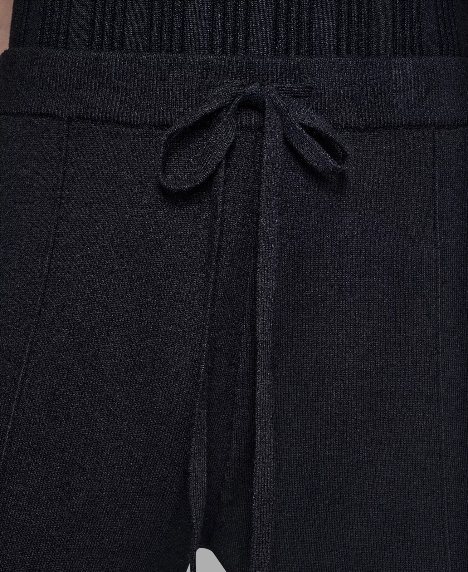 Women's Logo Detail Pants - Black - L