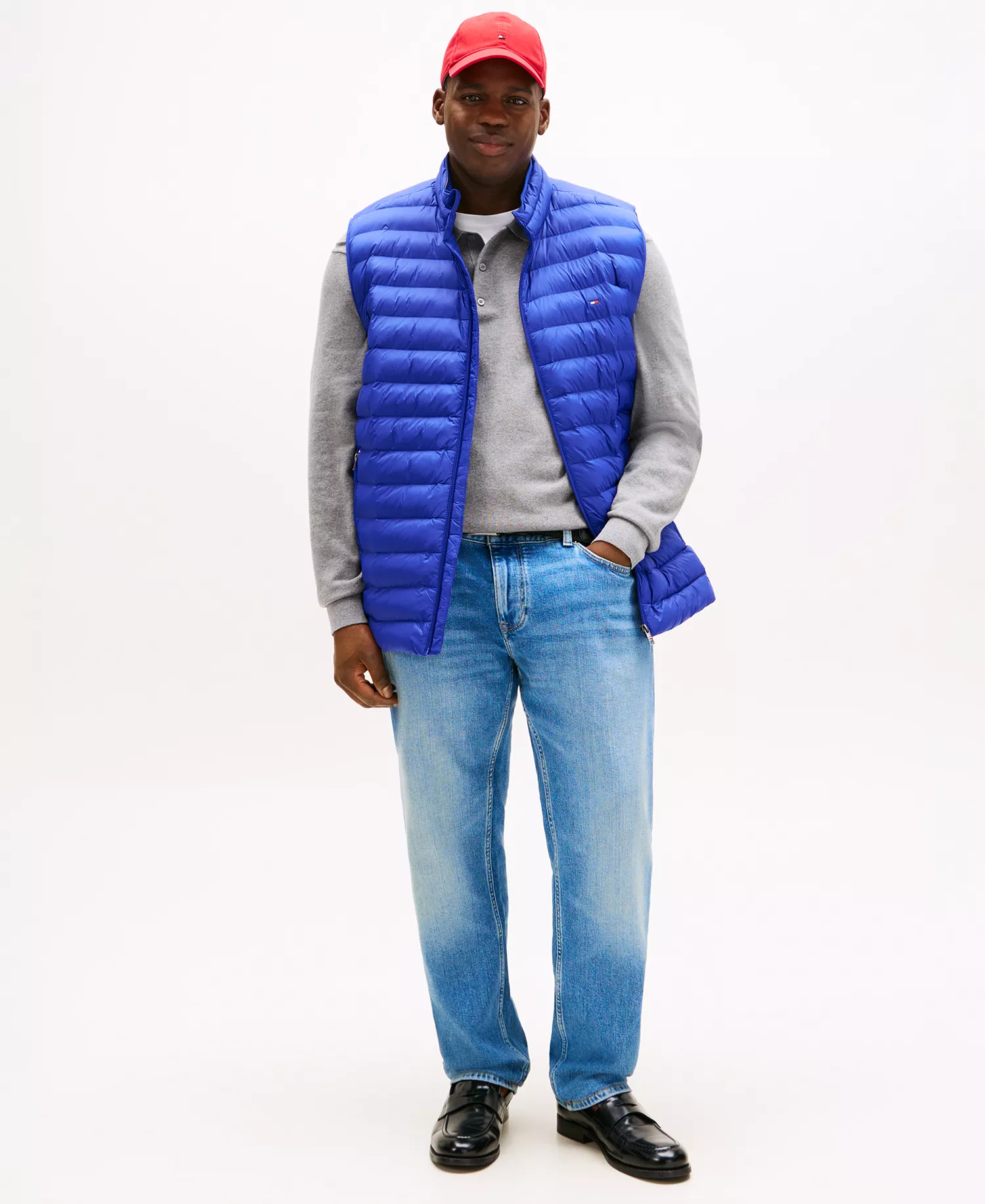 Men's Big & Tall Packable Regular-Fit Vest - Wedge Blue - 2XLT