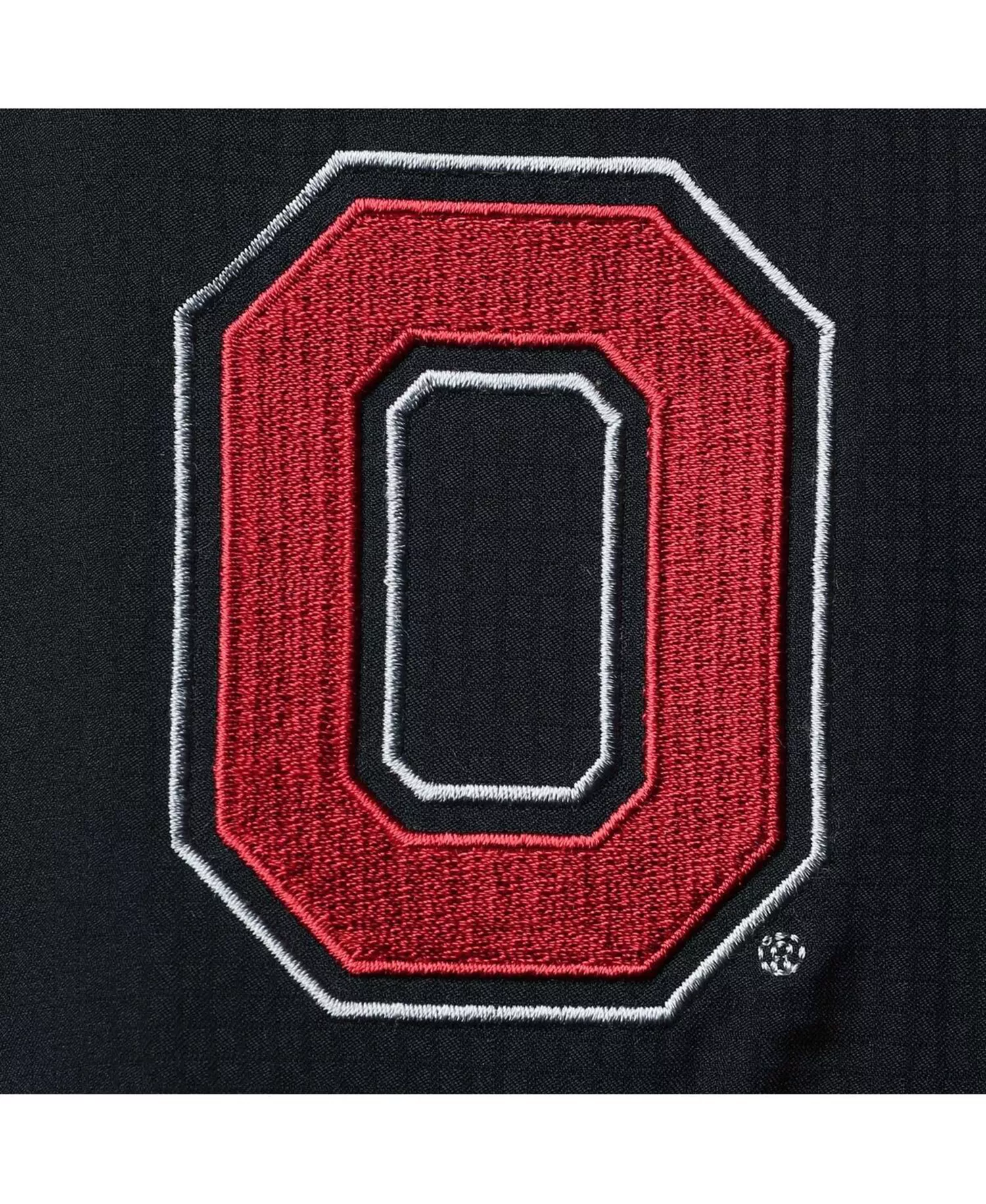 Men's Black Ohio State Buckeyes Big and Tall Tamiami Omni-Shade Button-Down Shirt - Black - 4XT