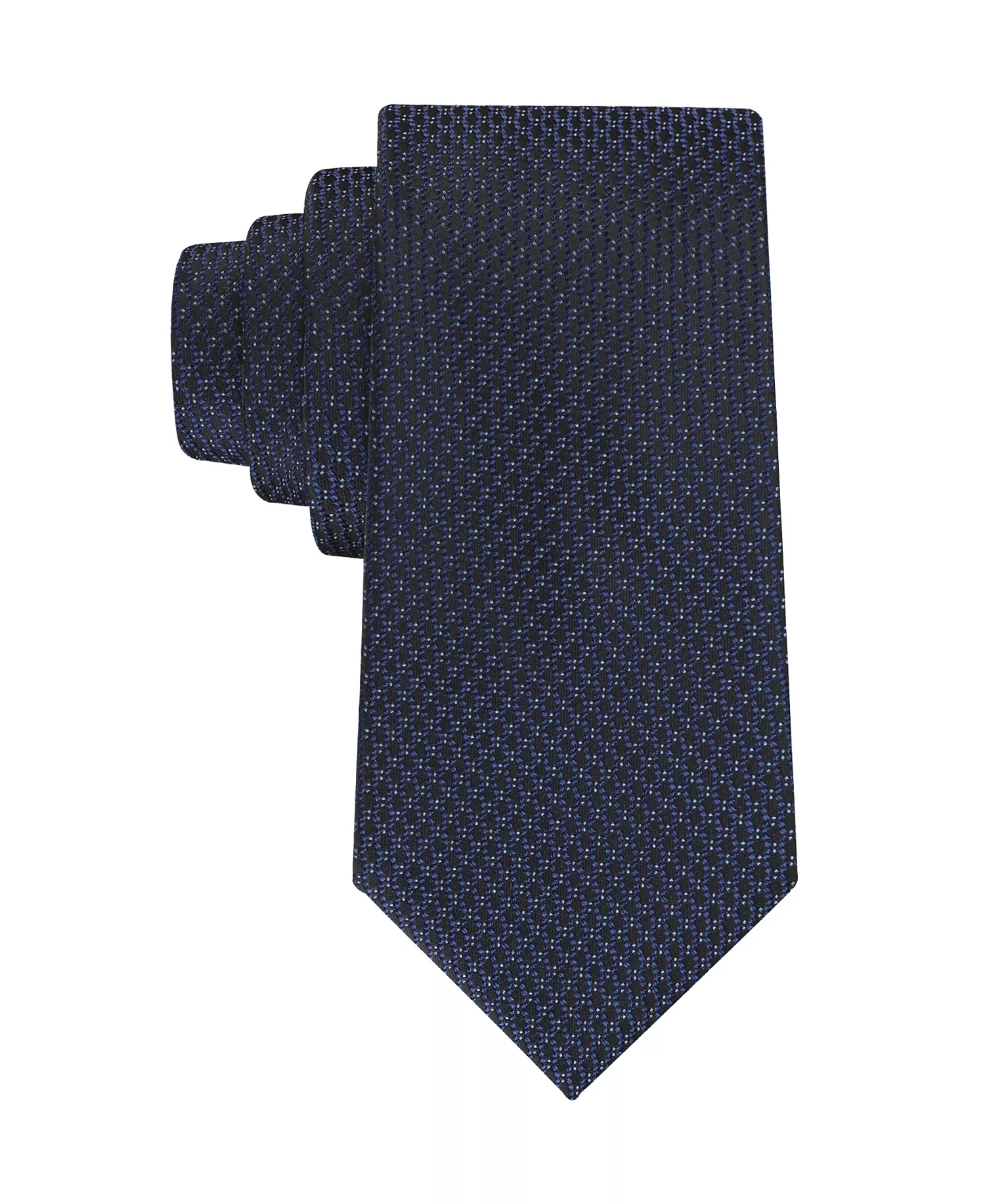Men's Bradford Micro Solid Tie - Navy - ONE SIZE