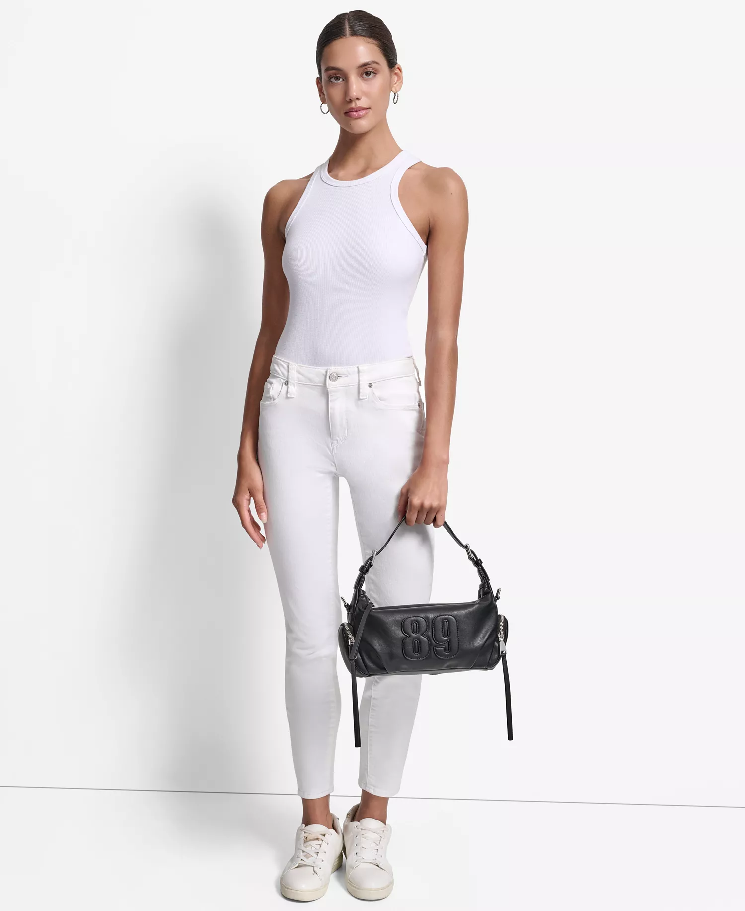 Accessories Women's Chana Small Hobo Bag - Black/Silver - ONE SIZE