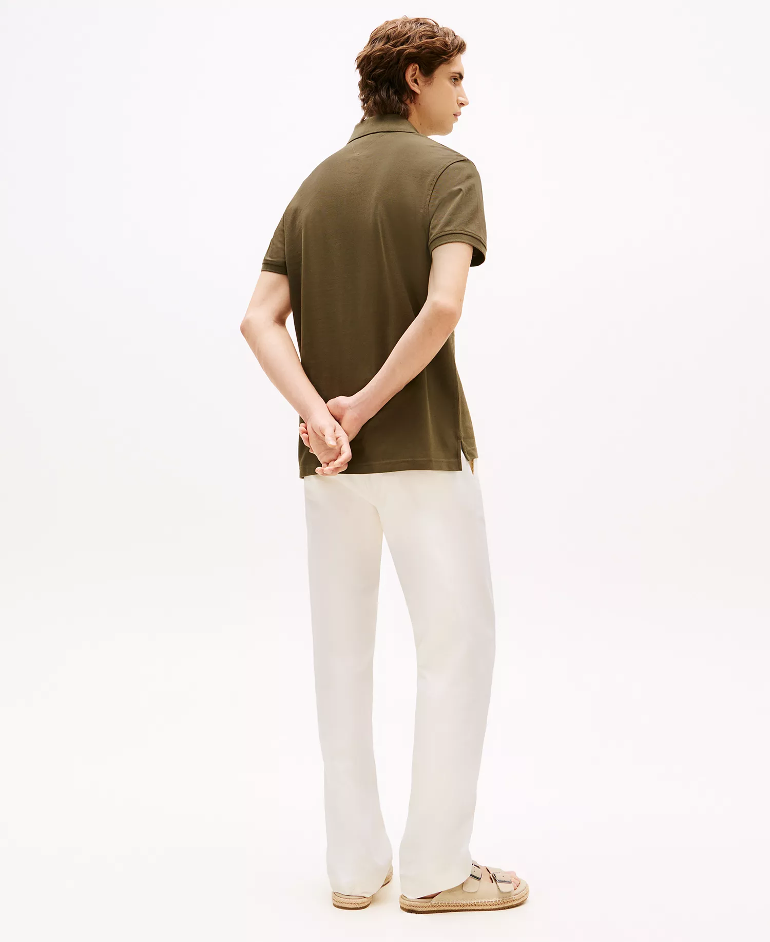 Men's Cotton Classic Fit 1985 Polo Shirt - Army Green - XS