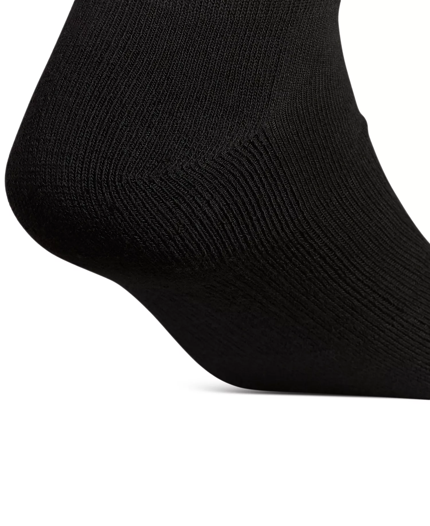 Men's Cushioned Athletic 6-Pack Low Cut Socks - Black - L
