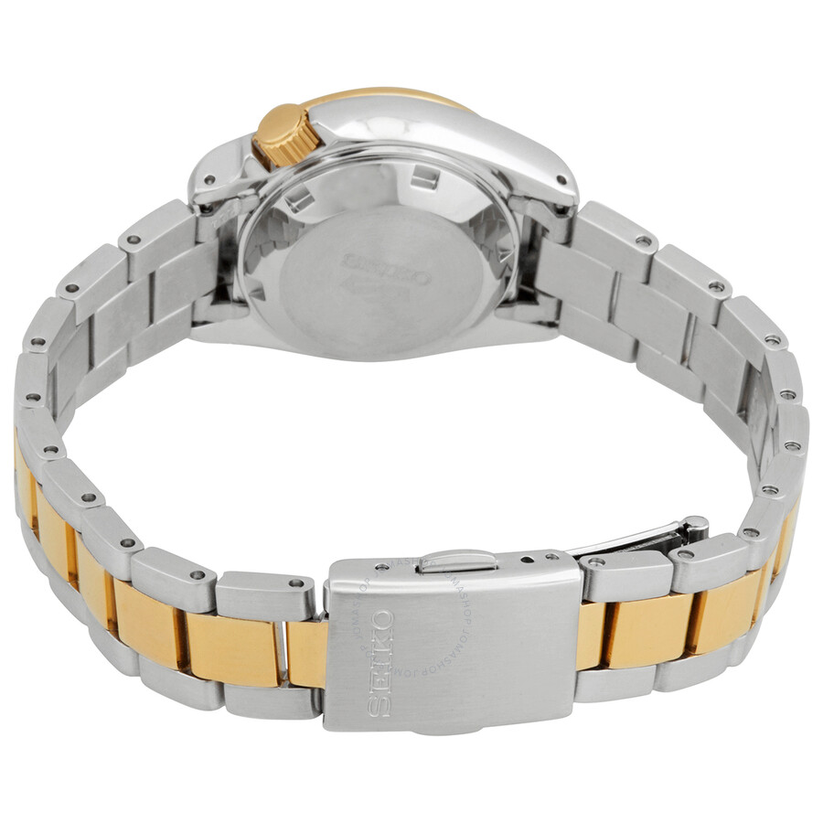 Seiko 5 Sports White Dial Two-tone Ladies Watch