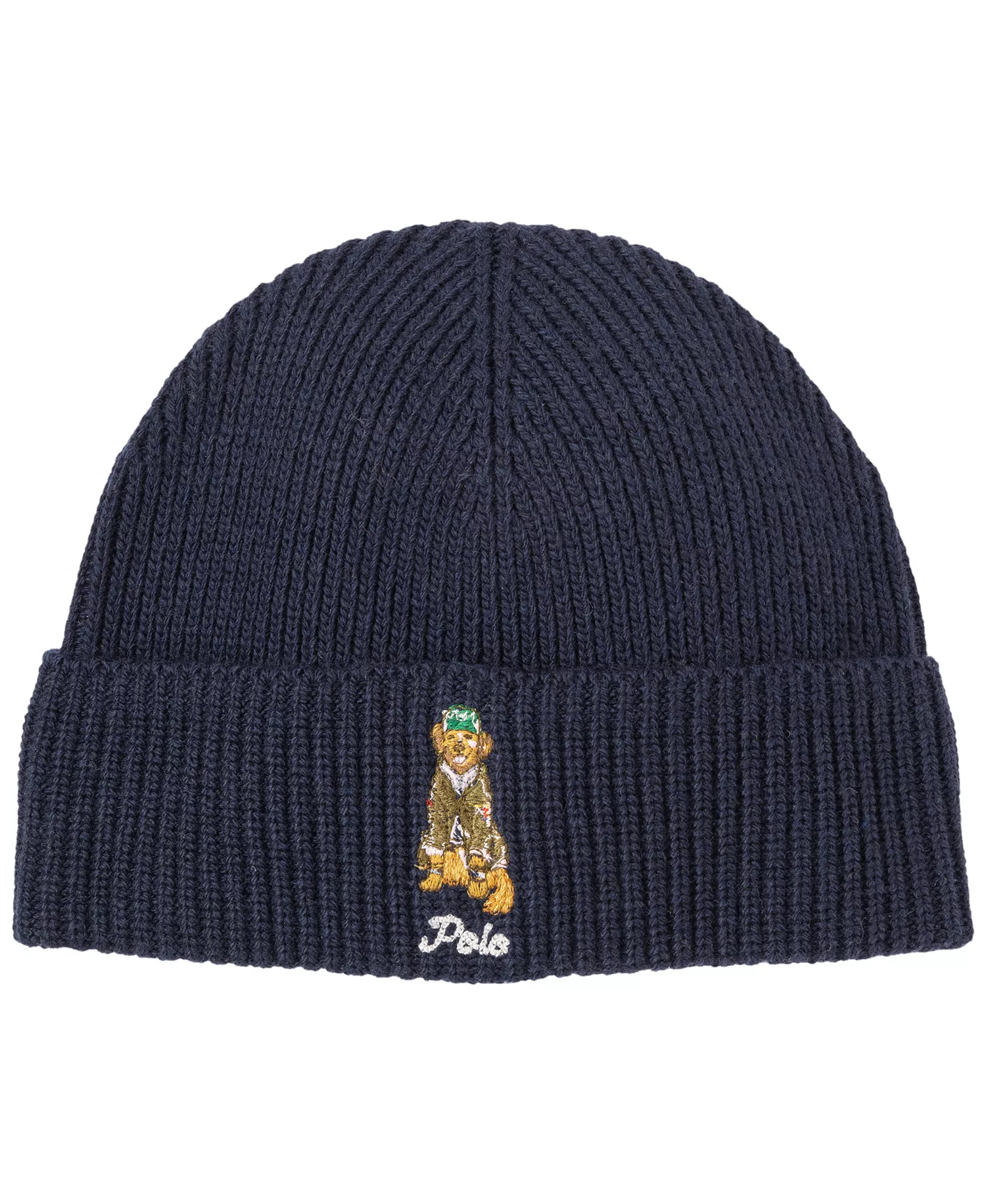 Men's Preppy Golden Retriever Beanie - Newport Navy - ONE SIZE
