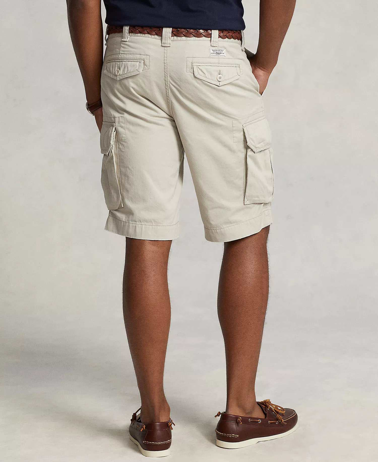 Men's Big & Tall Gellar Classic-Fit Twill Cargo Shorts - Classic Stone - 38T
