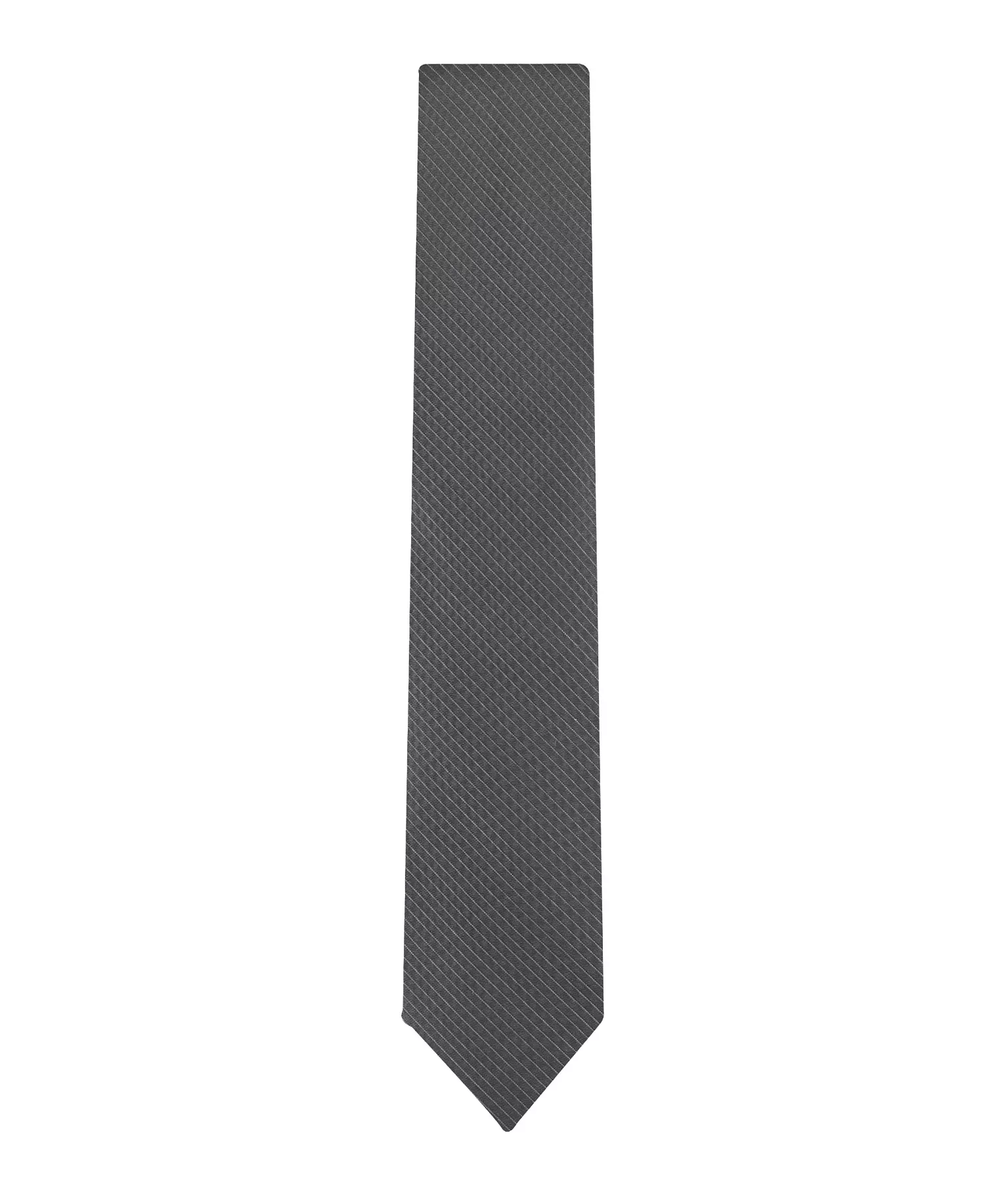 Men's Kiara Pin Stripe Tie - Gray - ONE SIZE