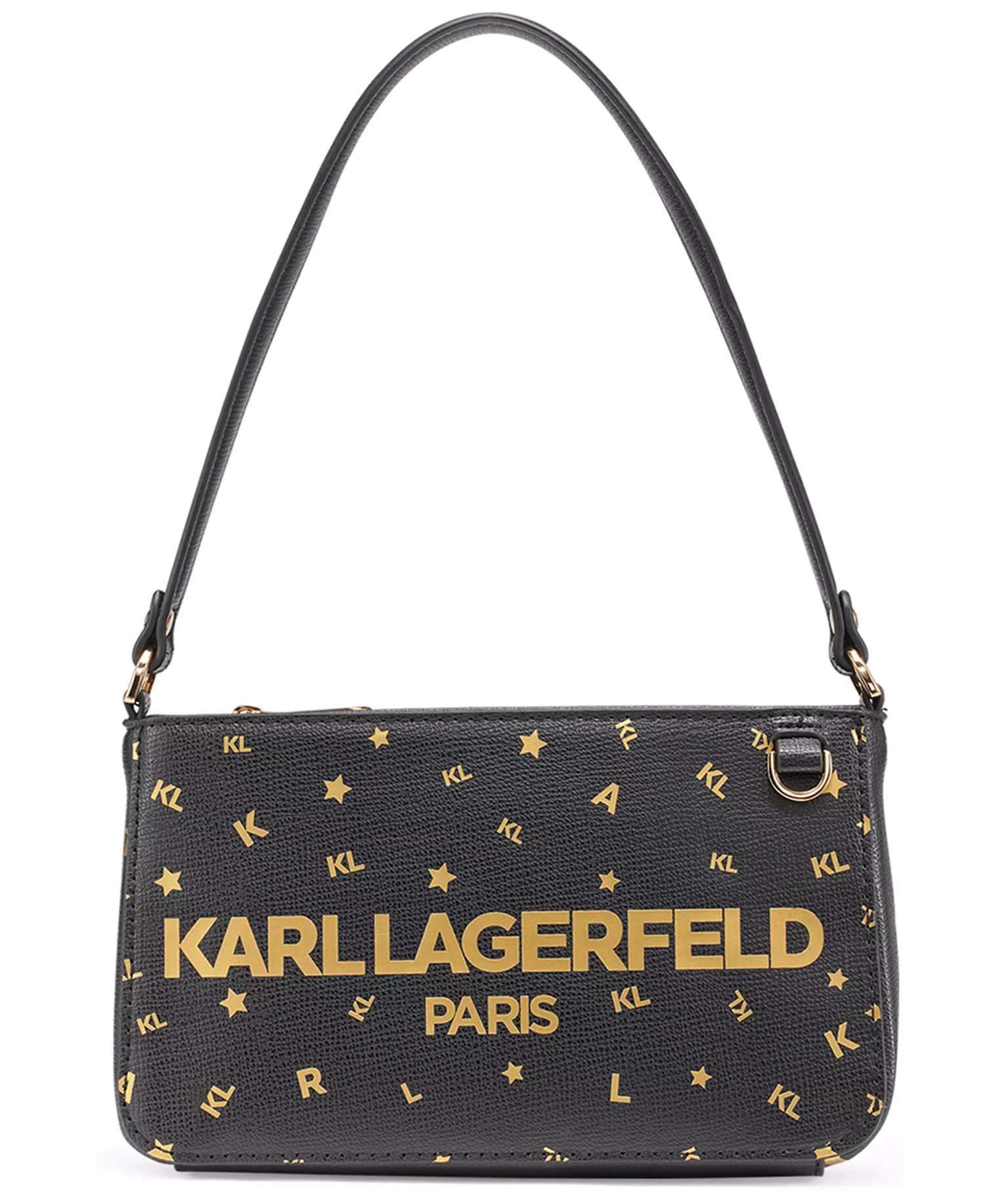 Kristina Demi Small Shoulder Bag - Black/gold - Small