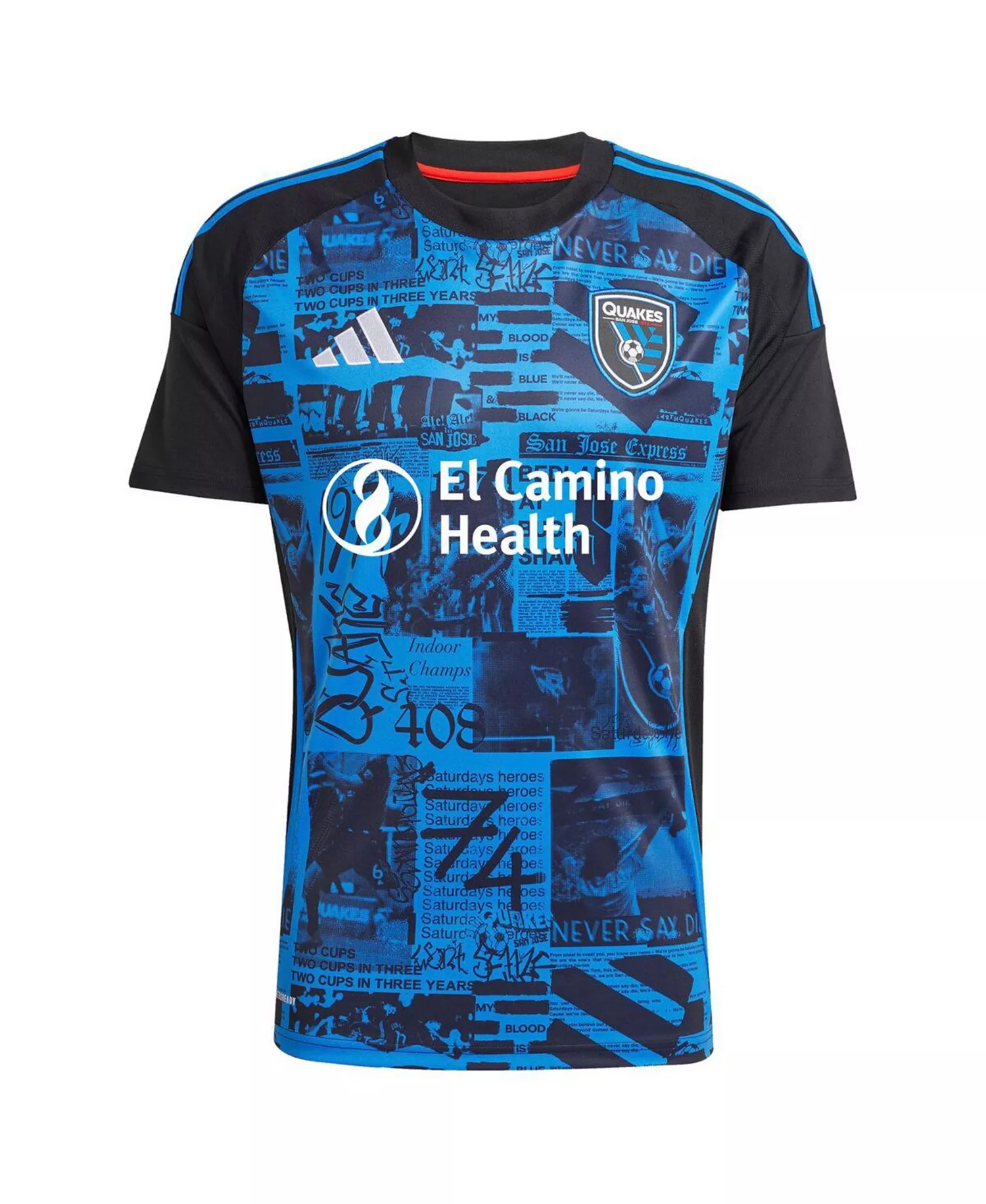 Men's Cristian Arango Black San Jose Earthquakes 2025 Headliner Replica Player Jersey - Black - 2XL