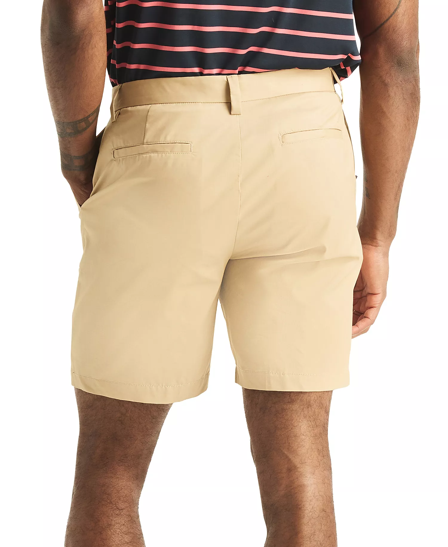 Men's Navtech Slim-Fit Stretch Water-Resistant 8.5" Shorts - Militarytn - 35