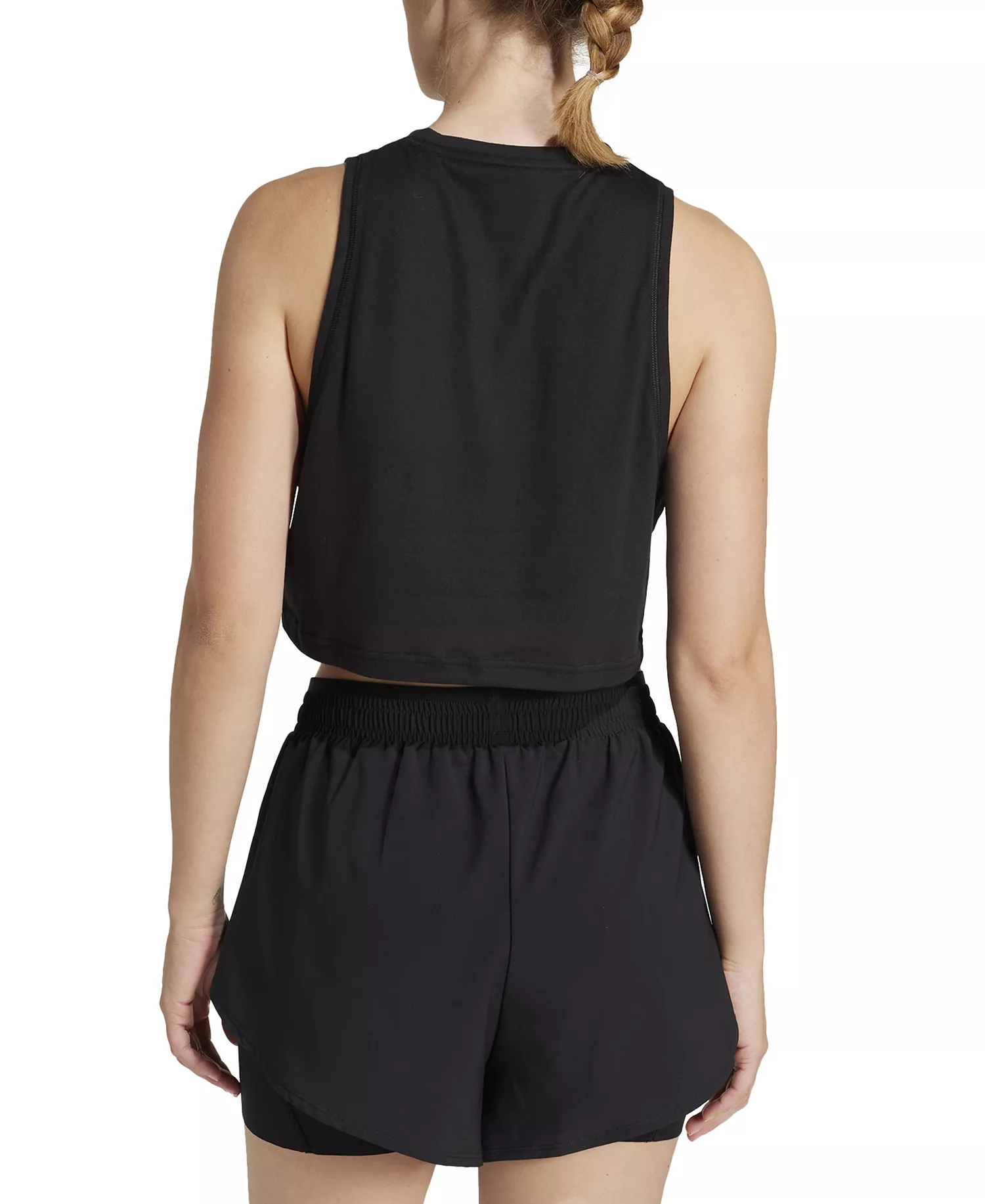Women's Train Essentials Boxy Workout Tank - Black - L