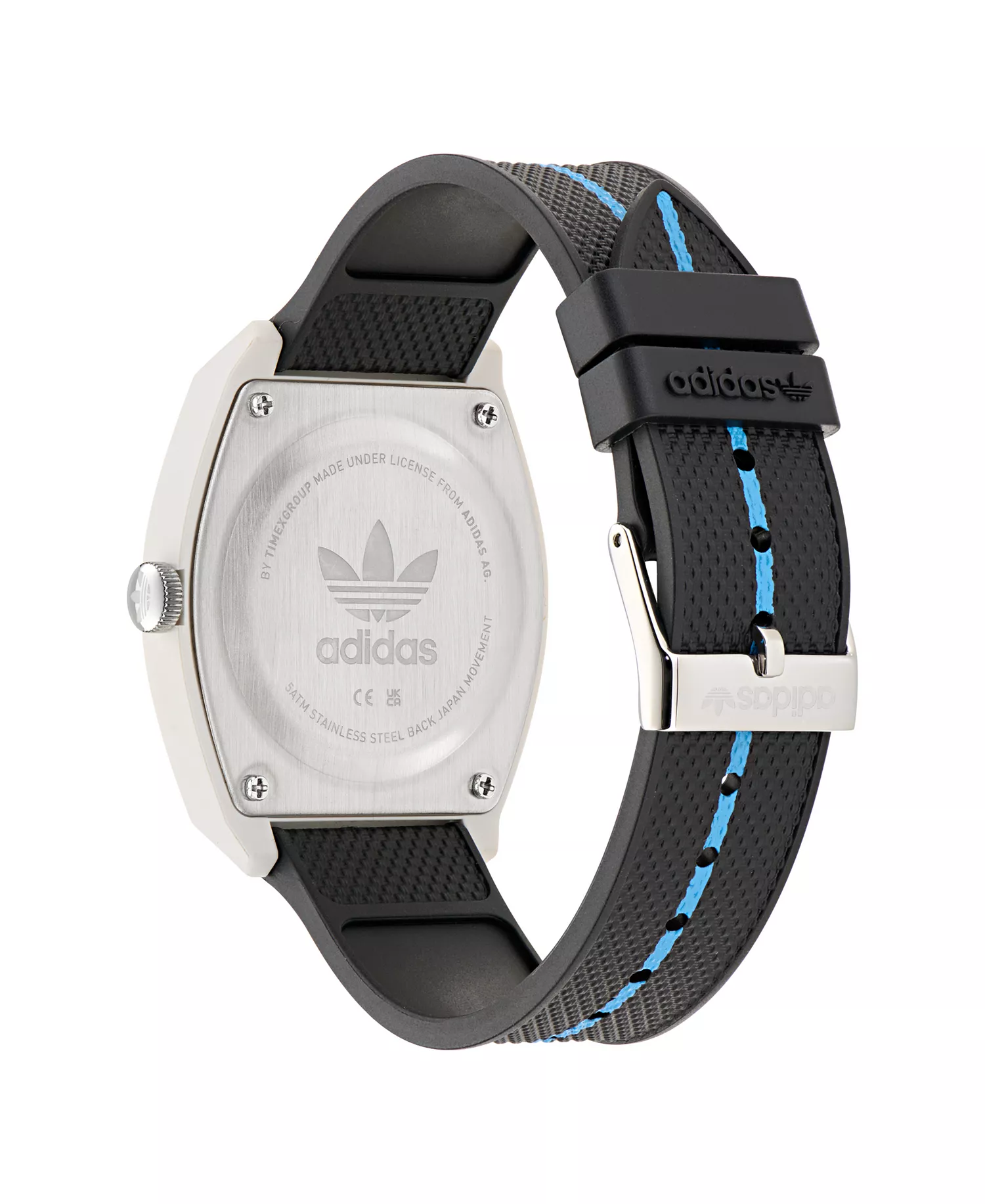 Unisex Analog Black Resin Watch, 38mm - Black - No Size