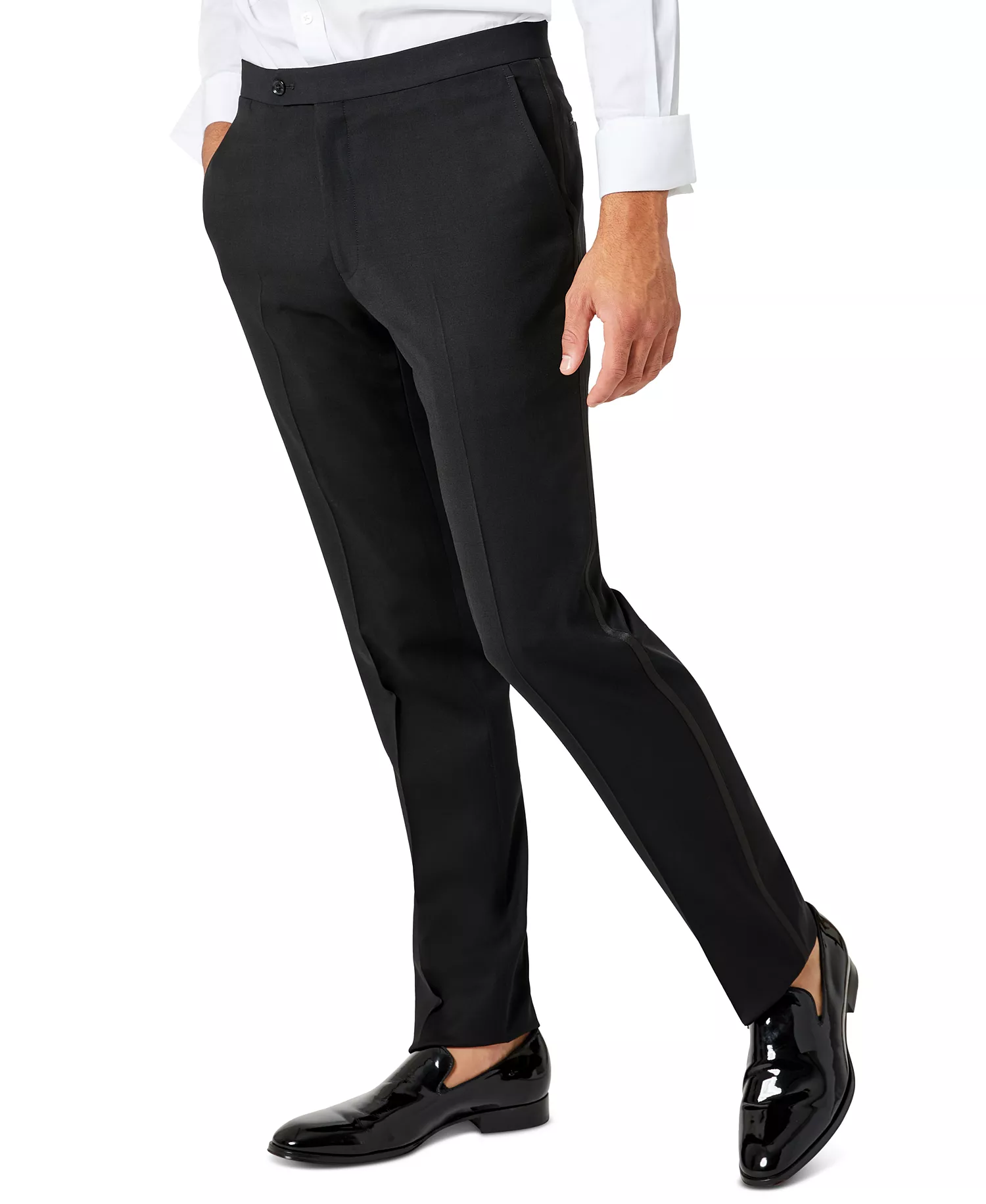 Men's Modern-Fit Flex Stretch Tuxedo Pant - Black - 29x30