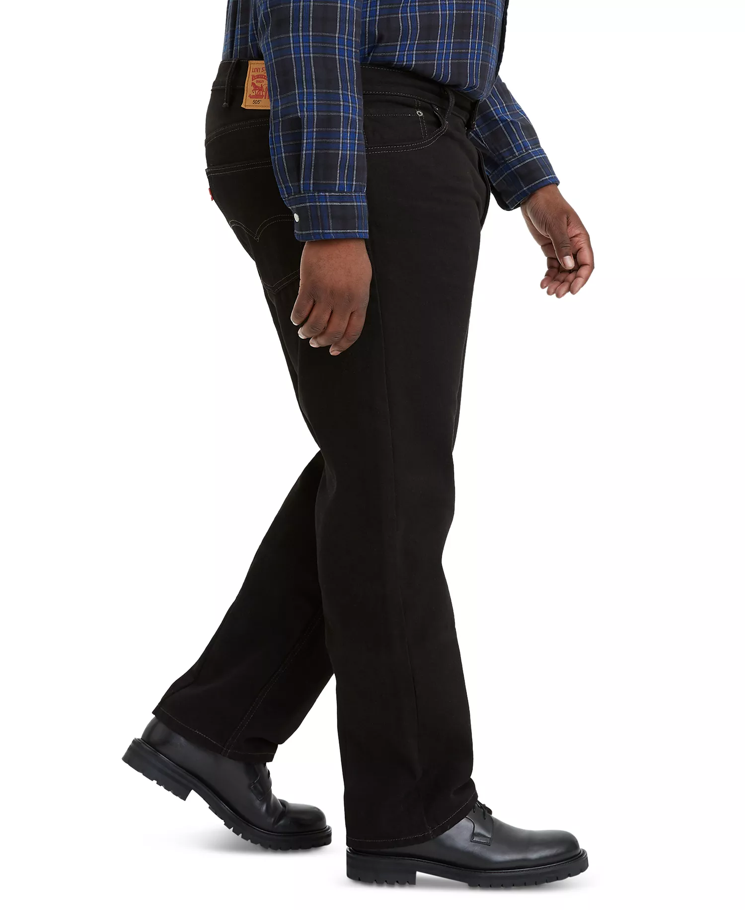 Men's Big & Tall 505™ Original-Fit Non-Stretch Jeans - Black - 32