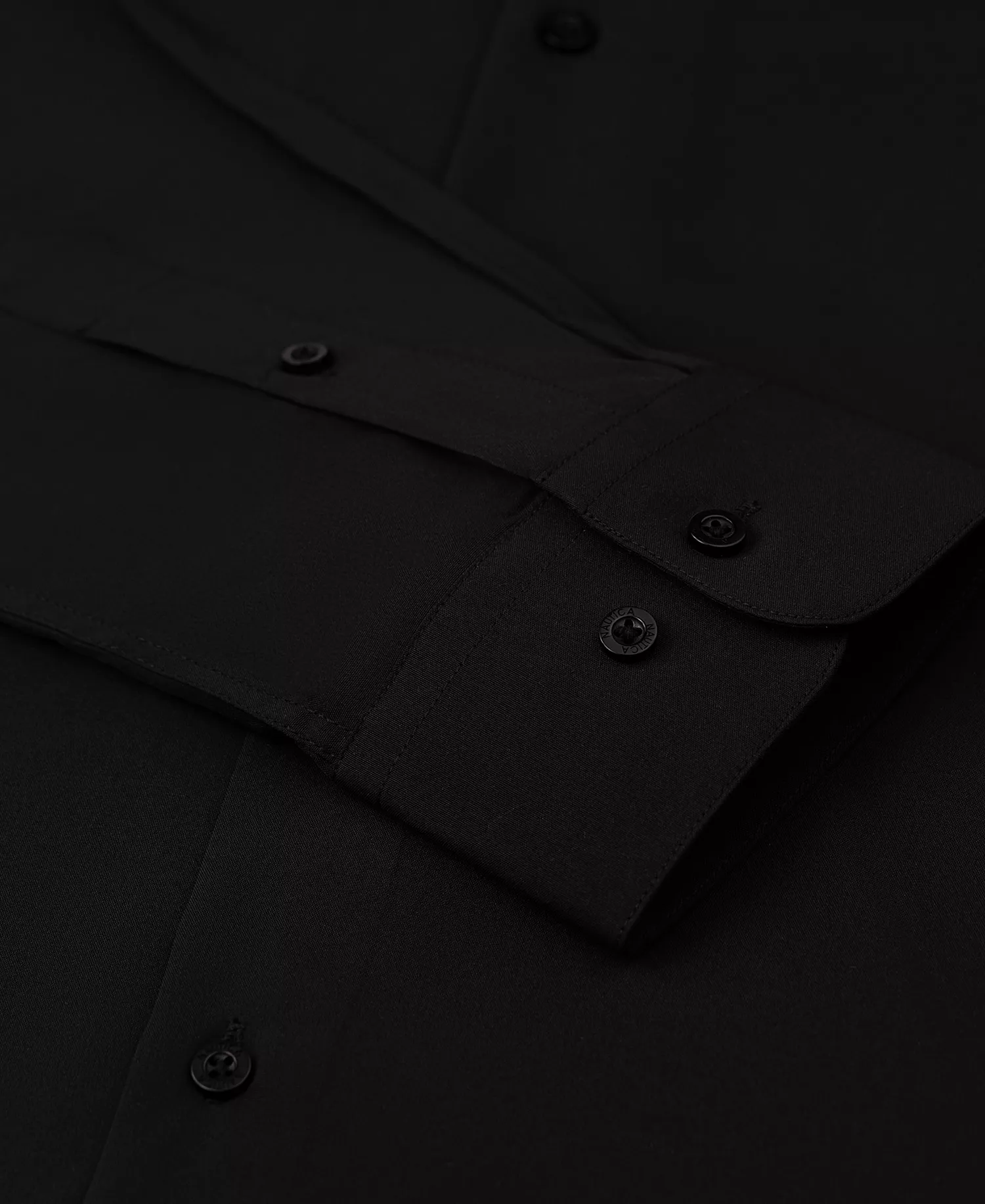 Men's Slim-Fit Supershirt Dress Shirt - Black - 14-14.5 32-33