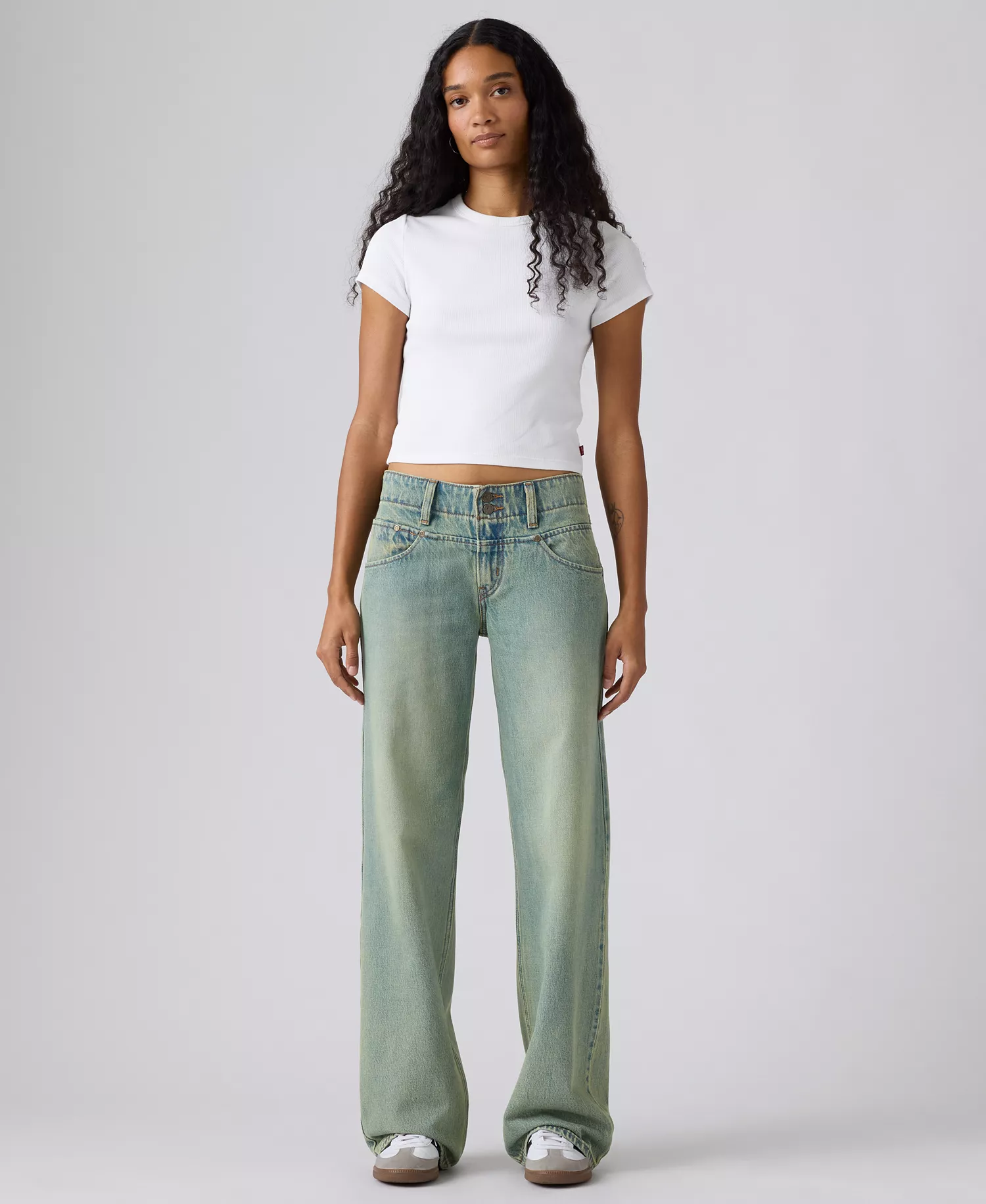 Women's Super Low Loose Fit Jeans - Miners Business - 24