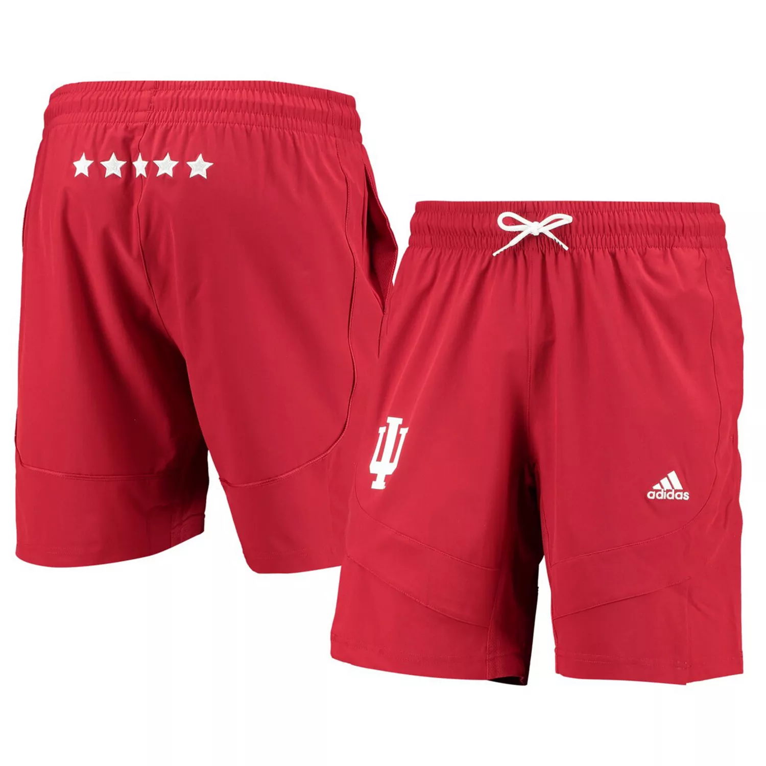 Men's Crimson Indiana Hoosiers Swingman AEROREADY Basketball Shorts - Crimson - 2XL
