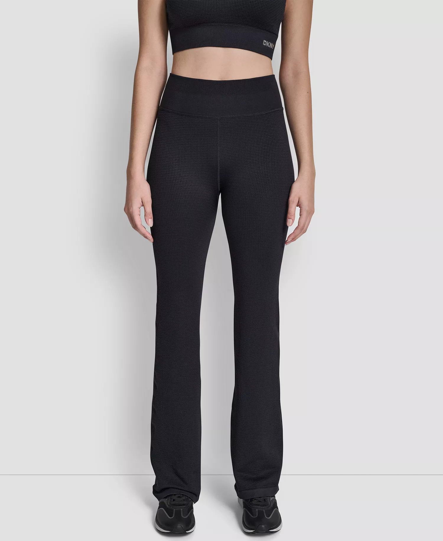 Women's Super High Waist Flare Pants - Black - L