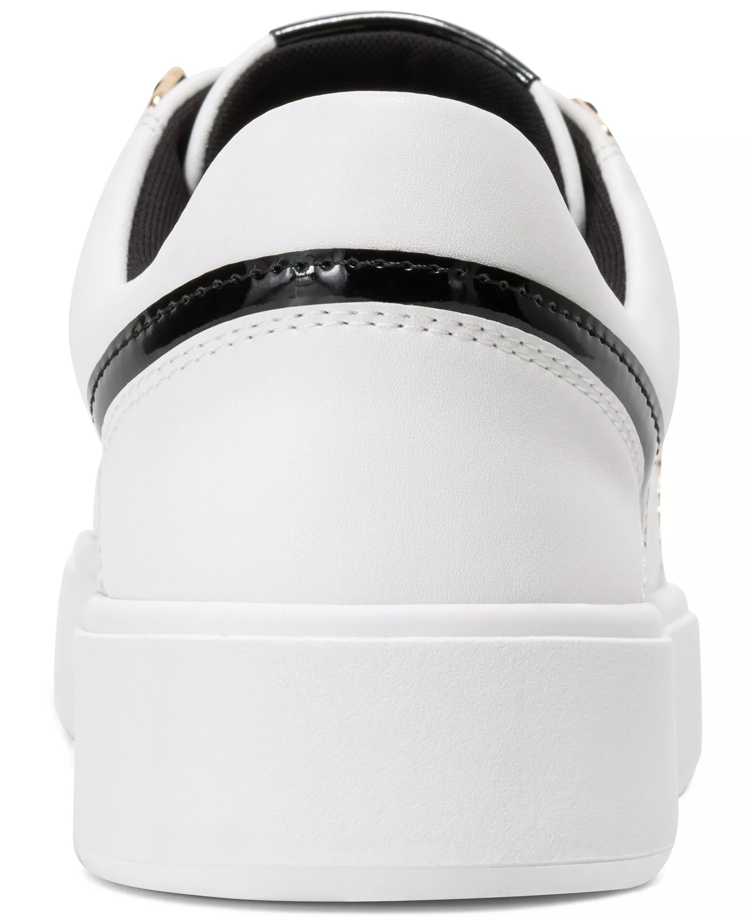 Women's Stazie Lace-Up Sneakers - Bright White/ Black - 10M