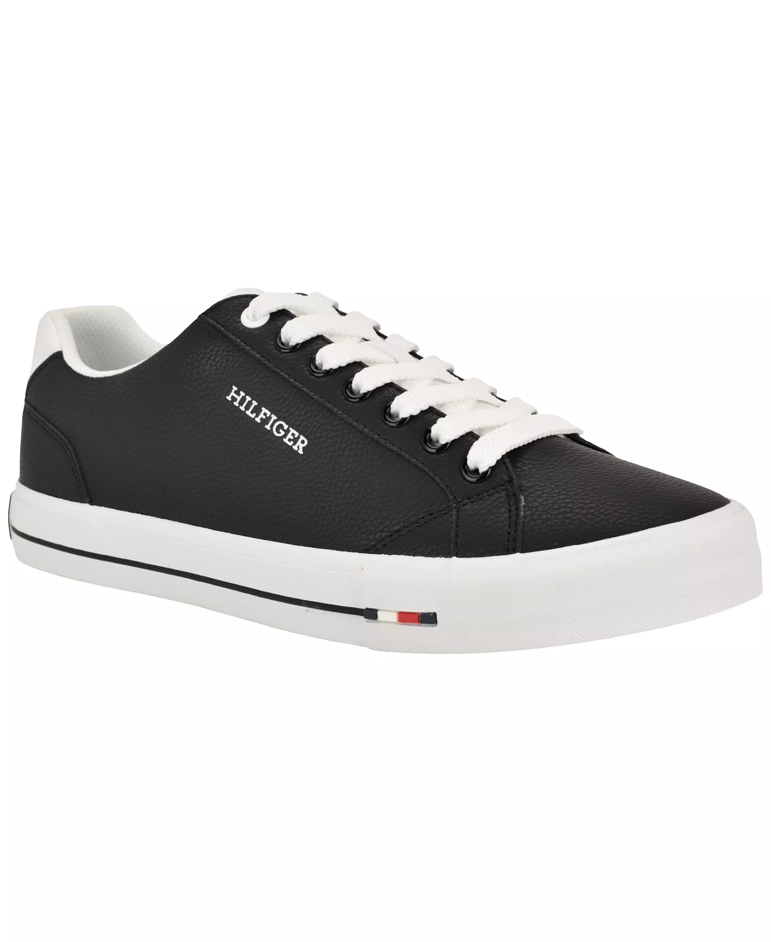 Men's Risabel Fashion Athletic Lace-Up Sneakers - Black/White - 10