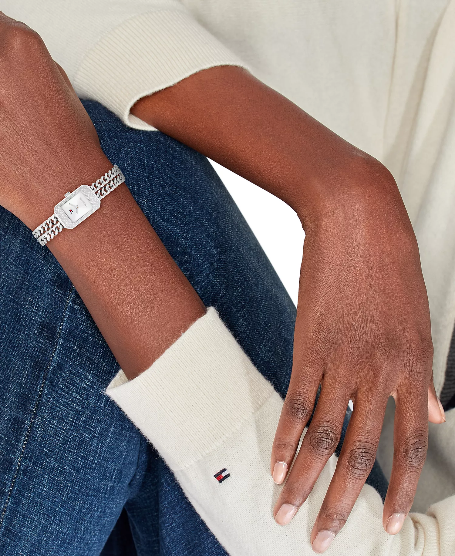 Women's Quartz Silver Tone Stainless Steel Bracelet Watch, 16mm - Silver - 16