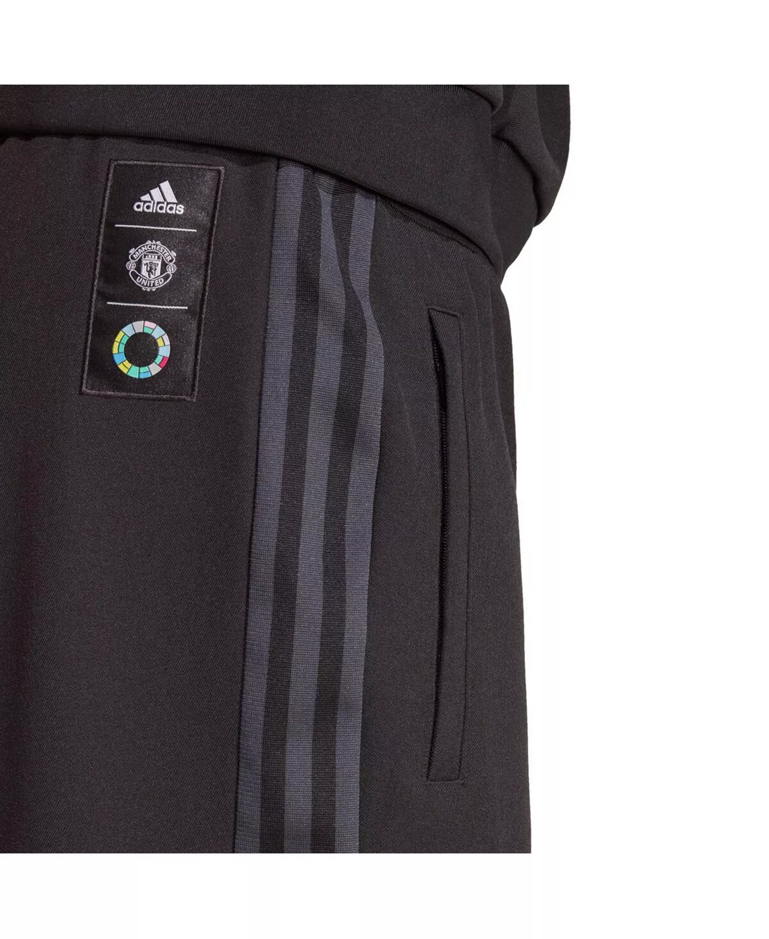 Men's Black Peter Saville x Manchester United Track Pants - Black - 2XL