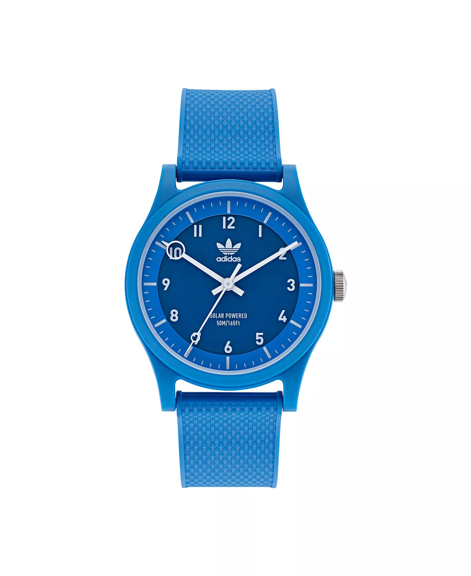 Unisex Solar Project One Blue Resin Strap Watch 39mm
