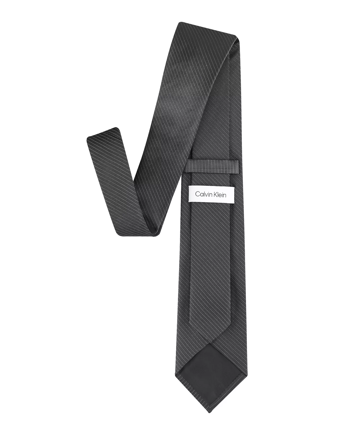 Men's Kiara Pin Stripe Tie - Gray - ONE SIZE
