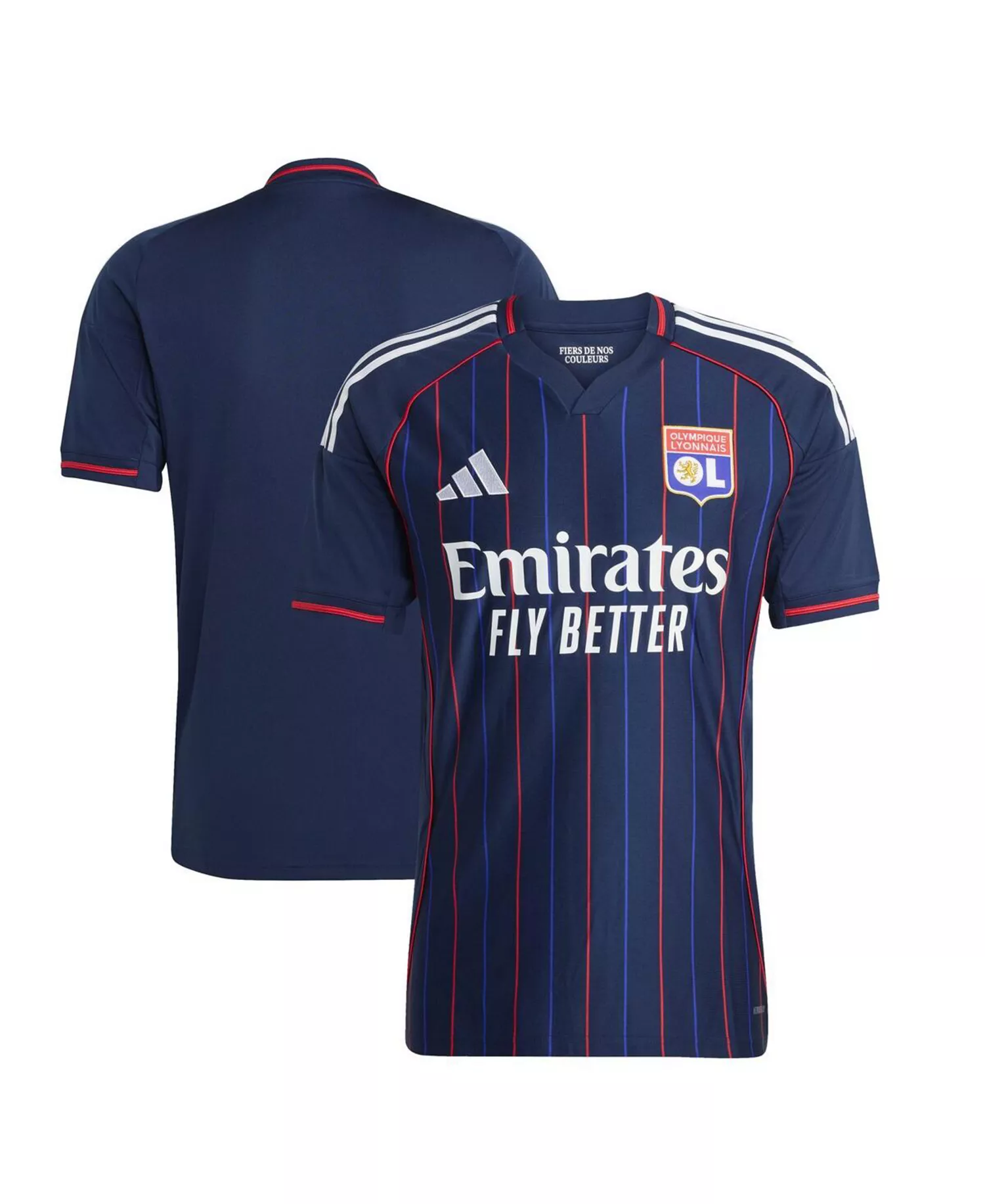 Men's Blue Olympique Lyonnais 2025/26 Away Replica Jersey - Blue - L