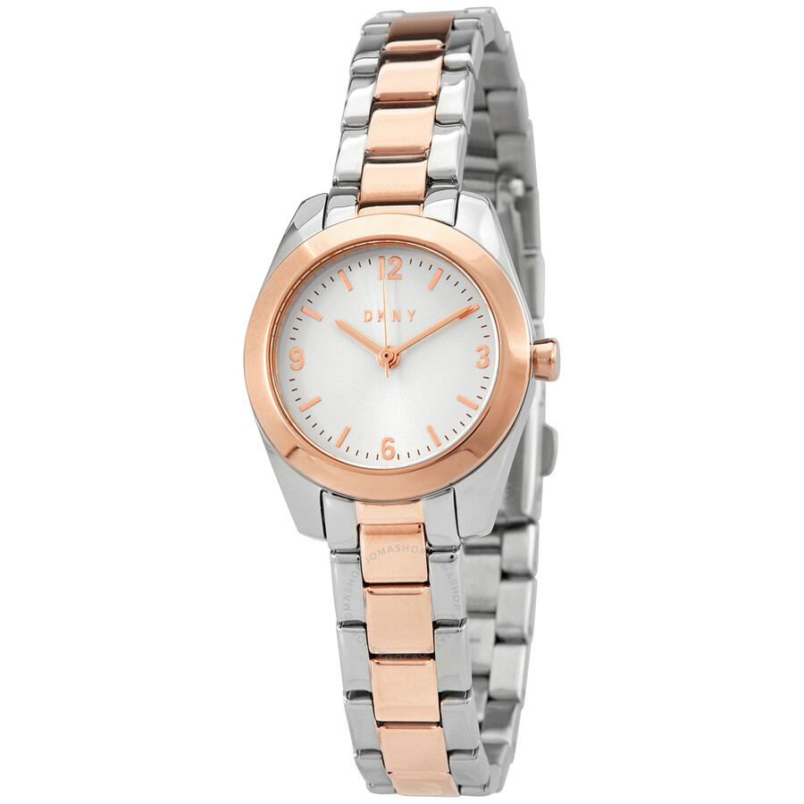 DKNY Nolita Stainless Steel Quartz Silver Dial Ladies Watch