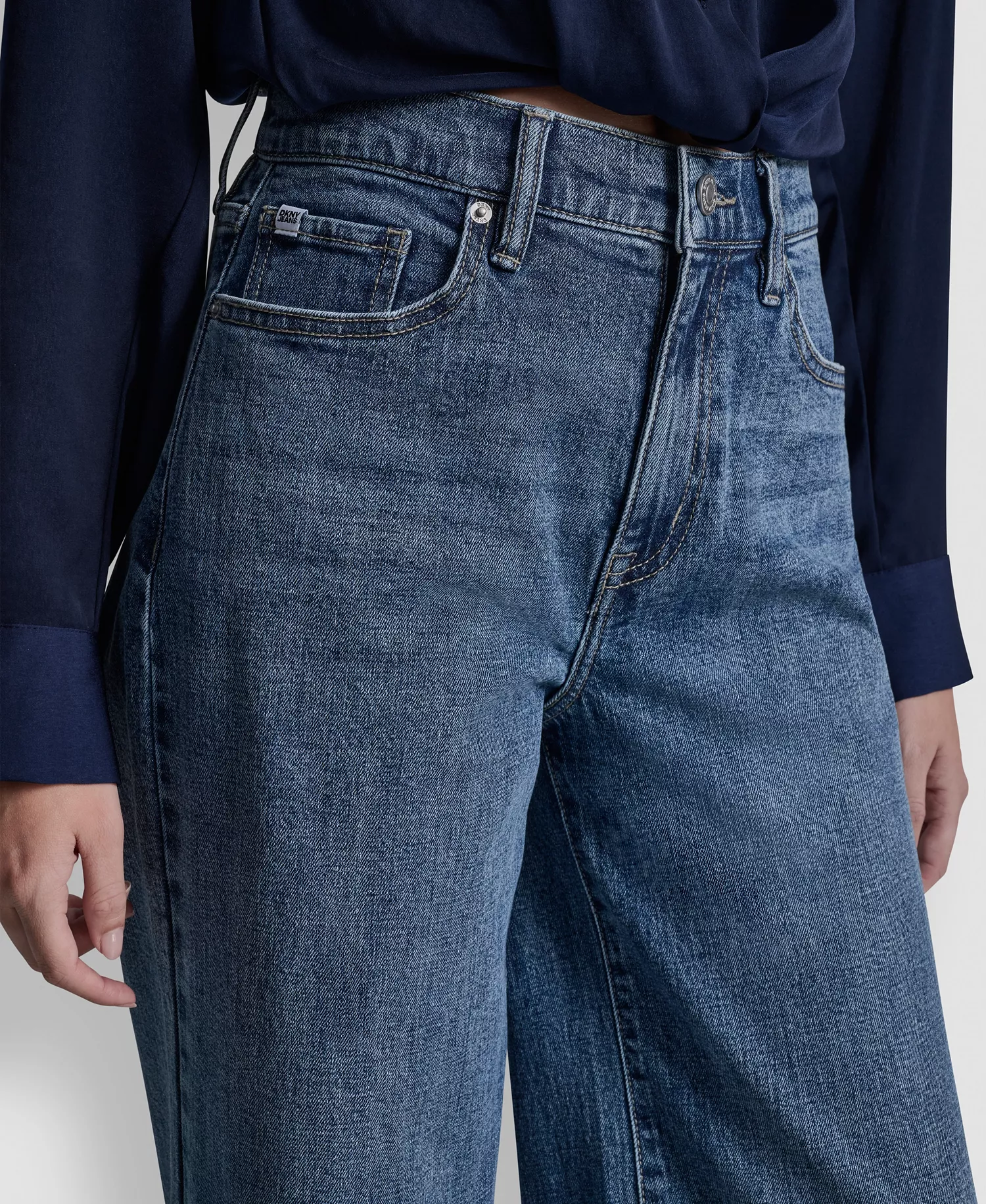 Petite High-Rise Modern Wide Leg Jeans - Amsterdam - 24P
