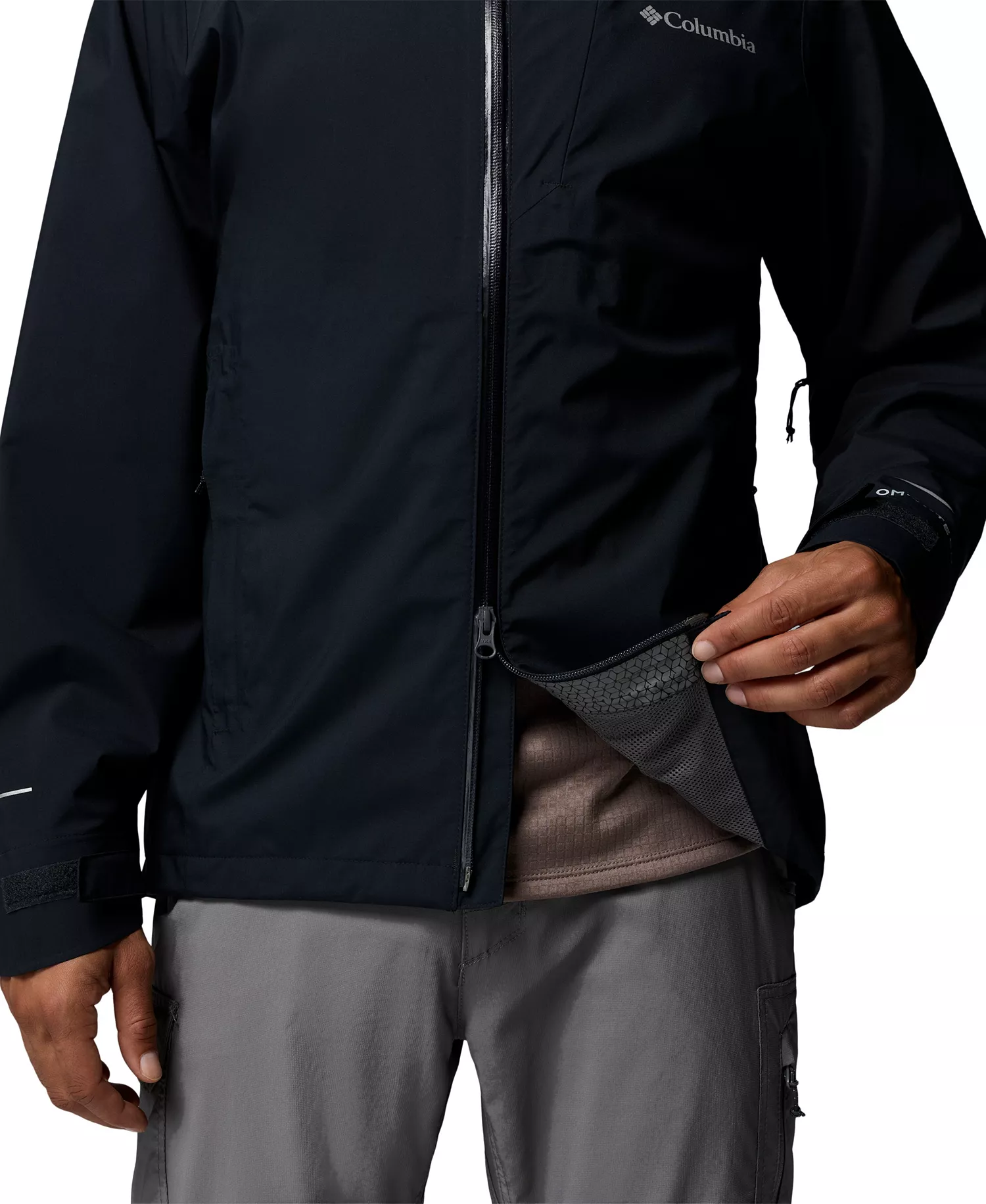 Men's Trailborne Hooded Jacket - Black - L
