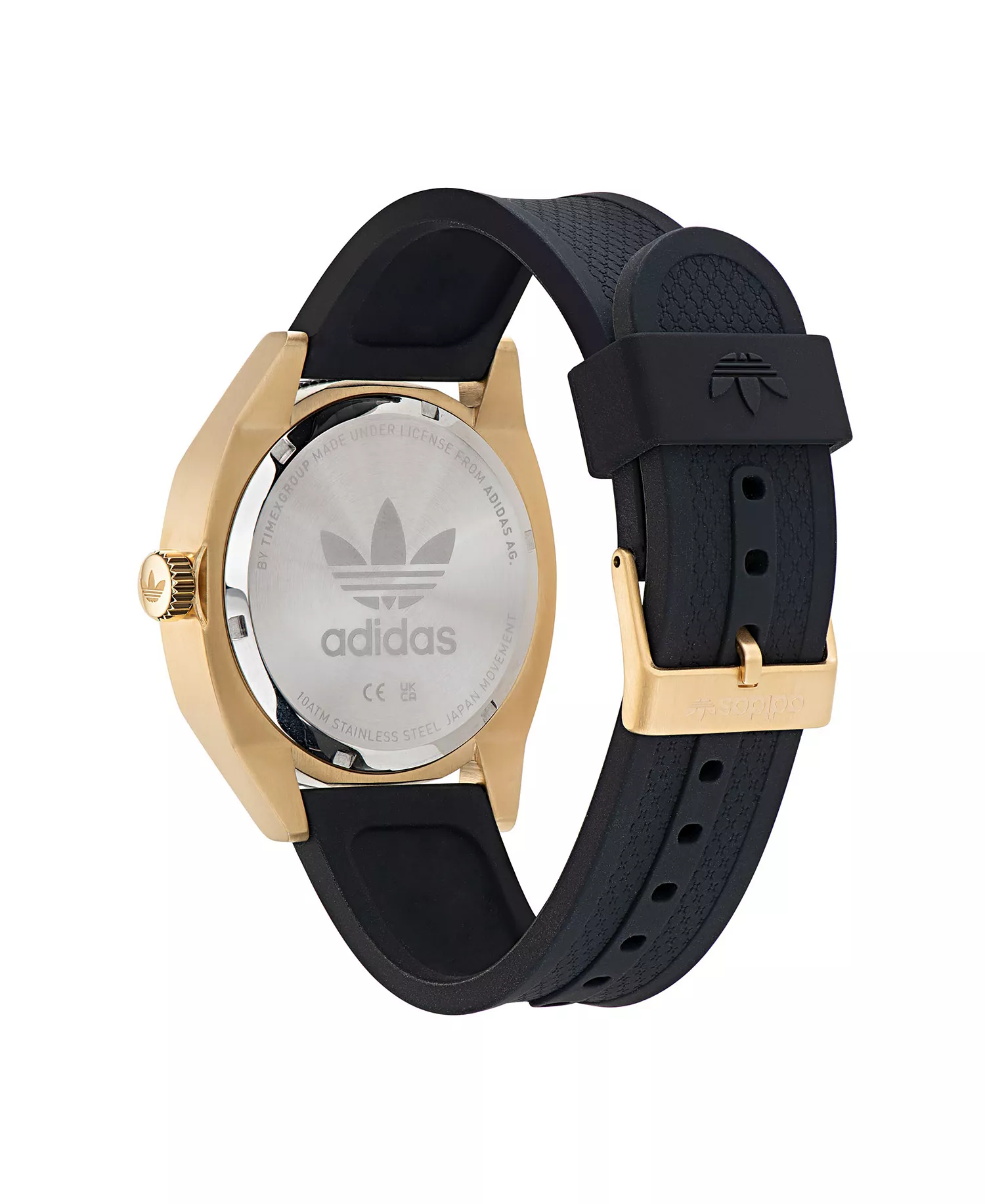 Unisex Three Hand Edition Two Black Silicone Strap Watch 42mm
