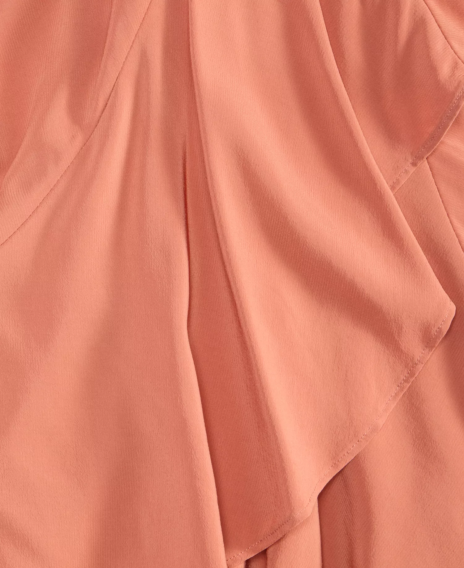 Women's Asymmetrical Ruffle Midi Skirt, Macy's Exclusive - Copper Brown - 0