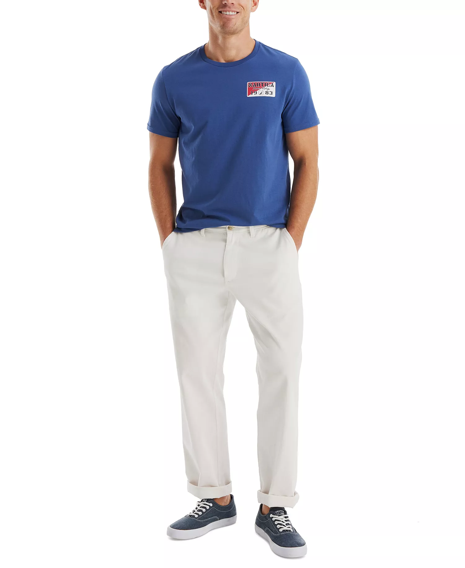 Men's Beach Vibe Graphic T-Shirt - Union Blue - 2XL