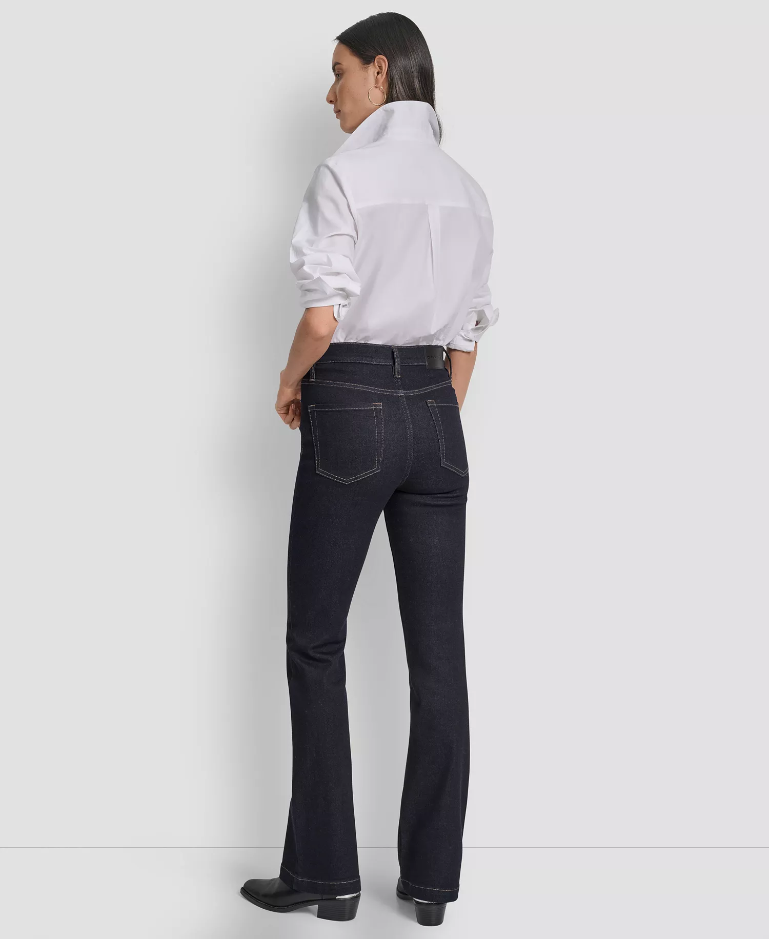 Women's High Rise Flare Jeans - Bankers Ink - 32