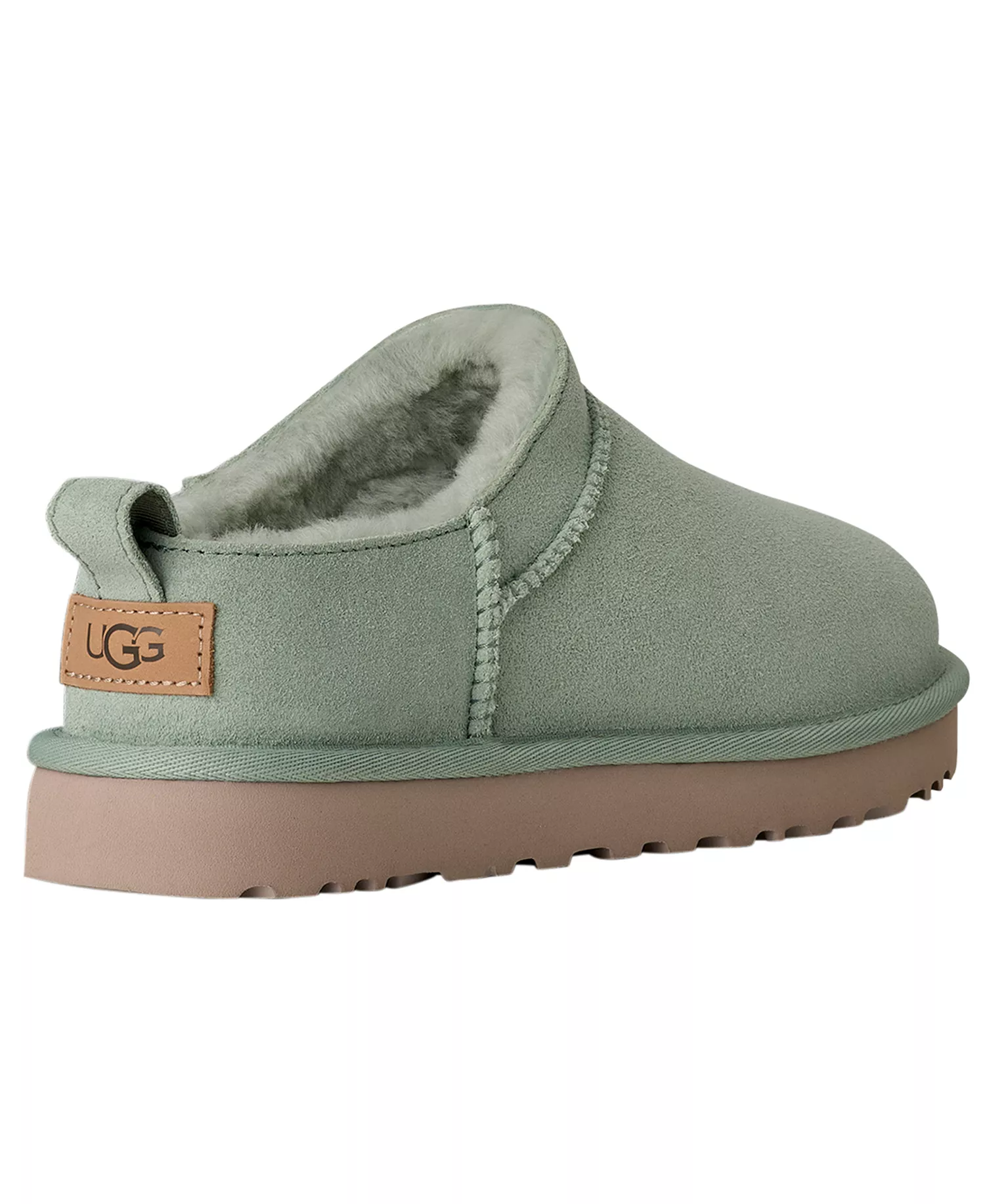 UGG Women's Classic Micro Pull Tab Round Toe Booties - Artichoke - 10M