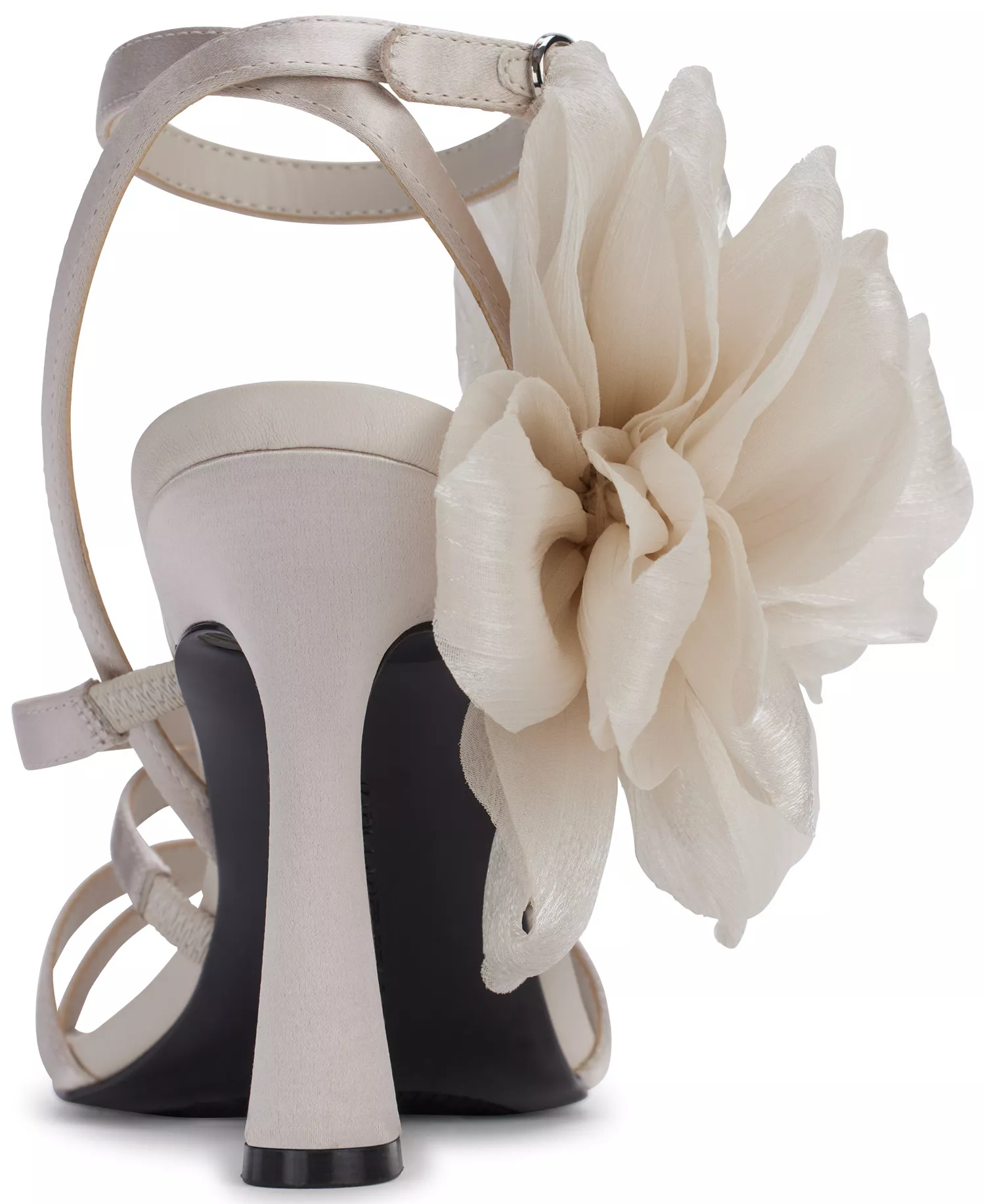 Women's Caela Flower Embellished Dress Sandals - Soft white - 6.5M