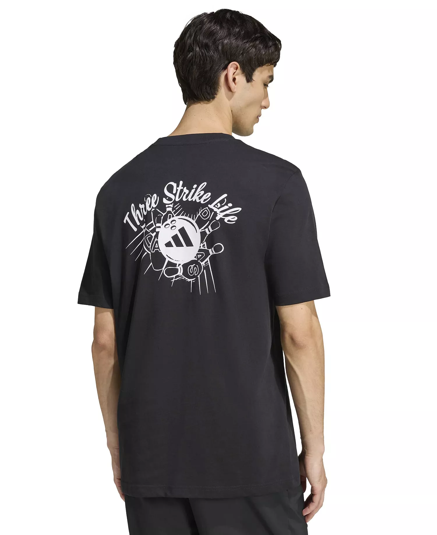 Men's Graphic Crewneck T-Shirt - Black - 2XL