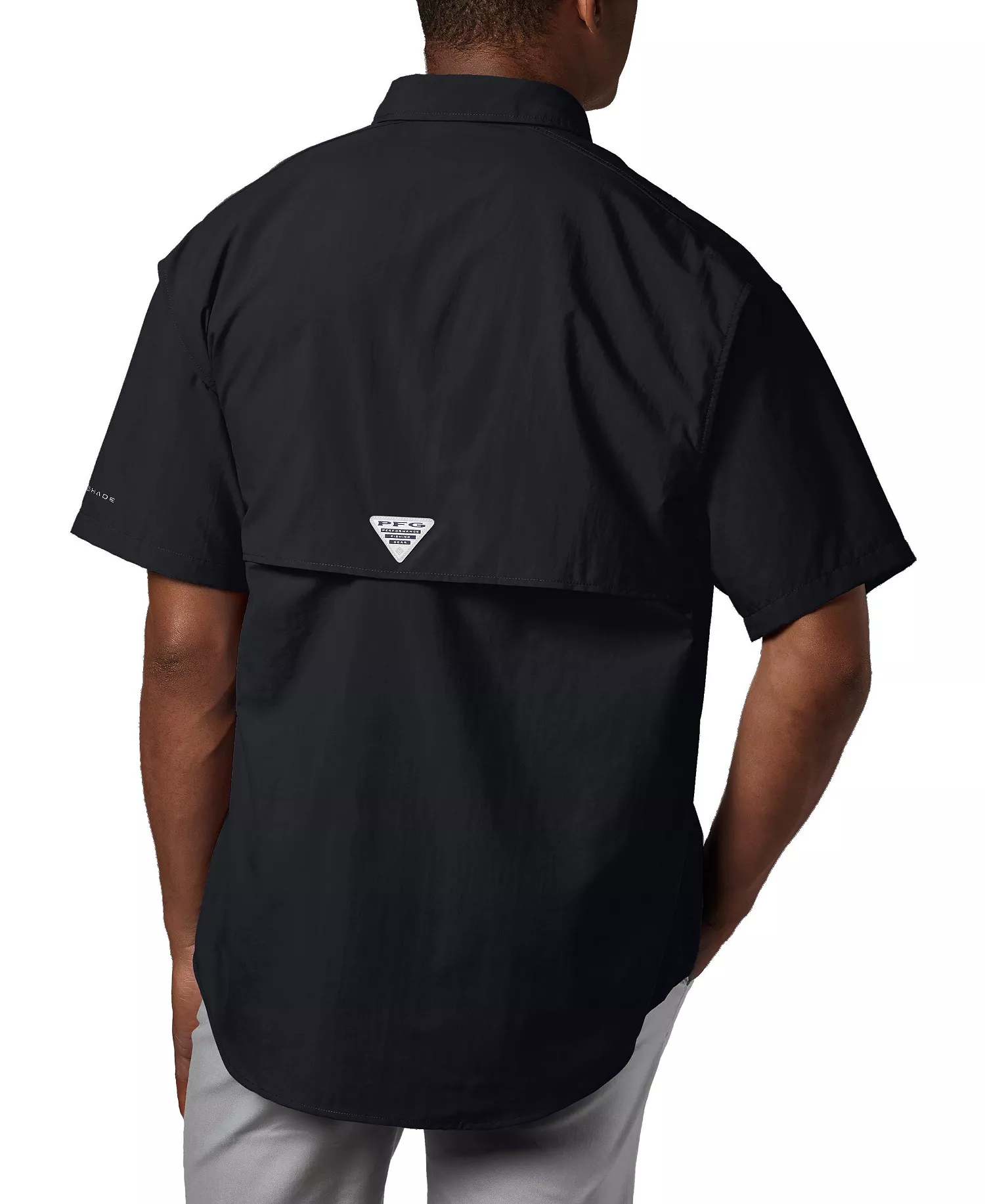 PFG Men's Bahama II UPF-50 Quick Dry Shirt - Black - L