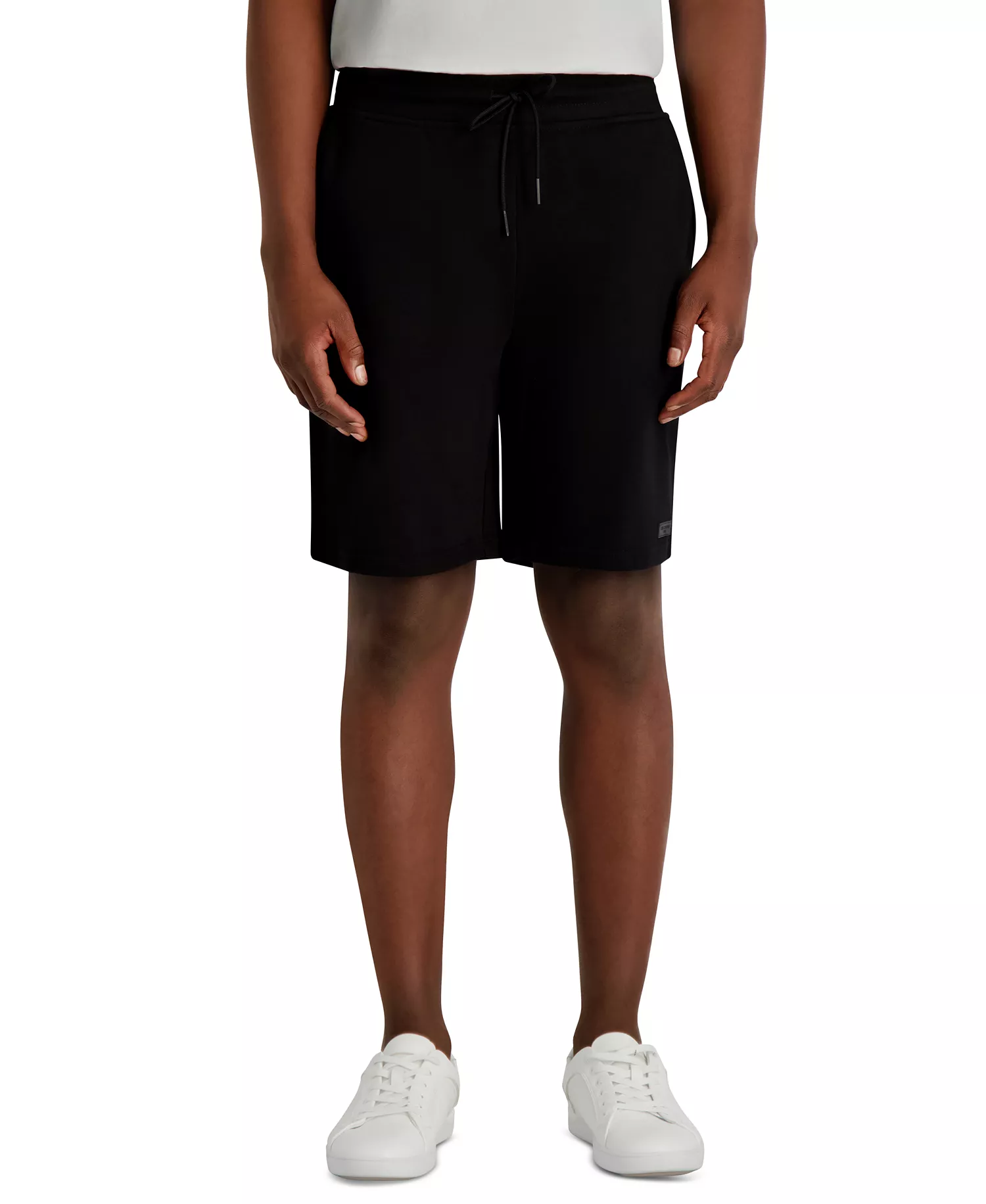 Men's Frech Terry Karl Signature Shorts - Black - 2XL