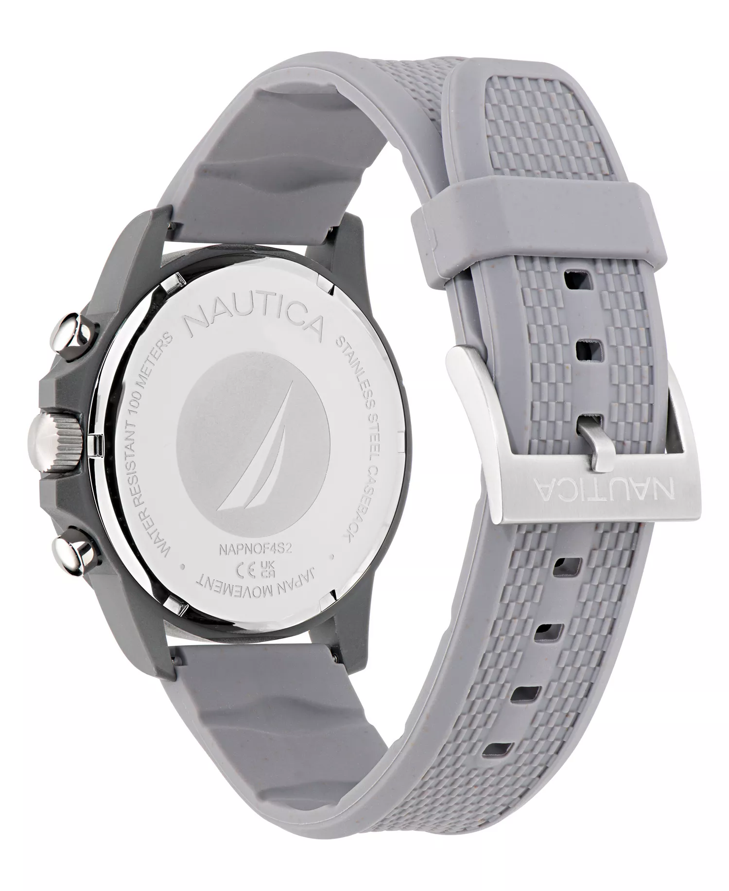 Men's Multifunction or Date Gray Polyurethane Watch, 43mm - Gray - No Size