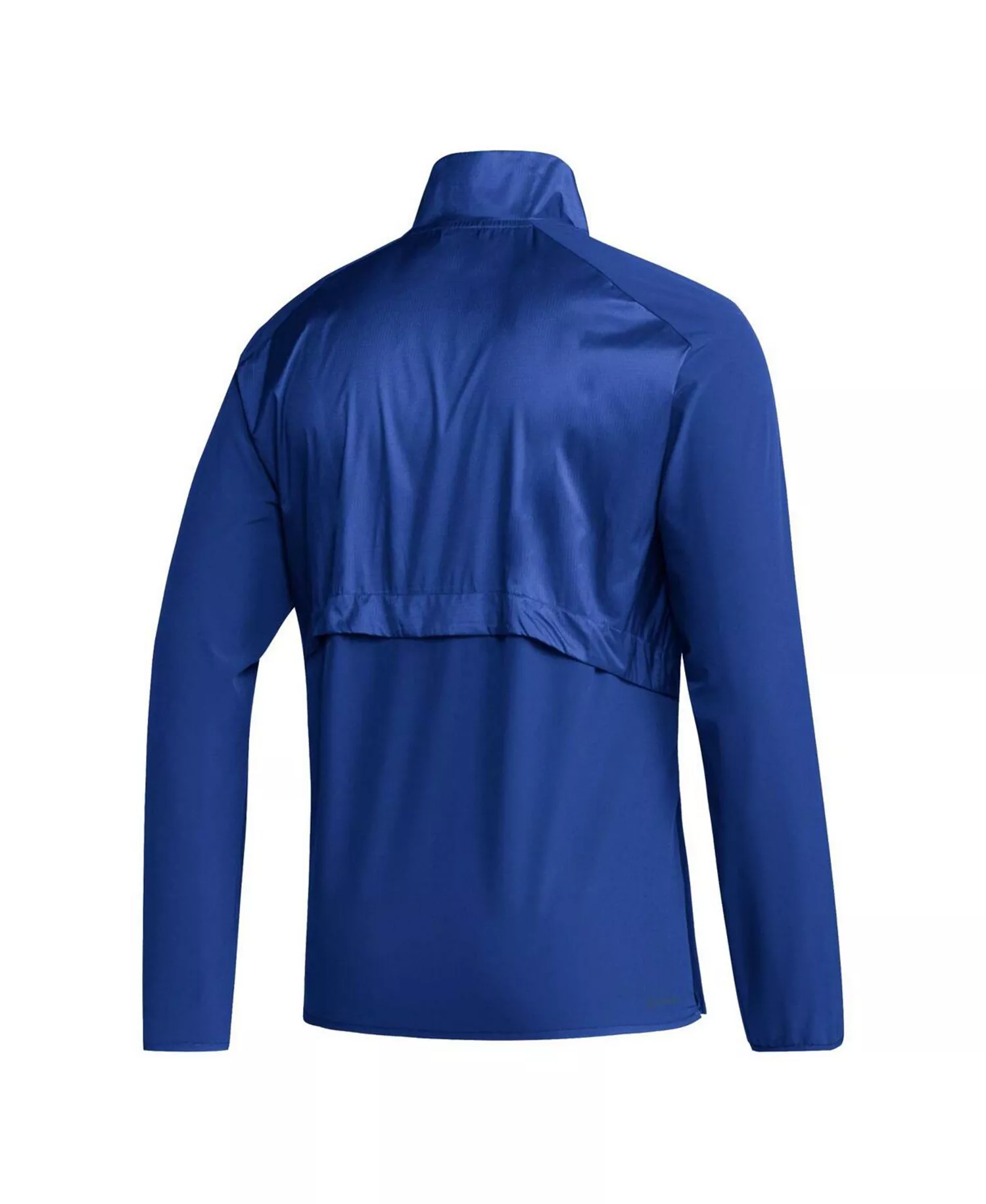 Men's Royal Kansas Jayhawks Sideline AEROREADY Raglan Sleeve Quarter-Zip Jacket - Royal - 2XL